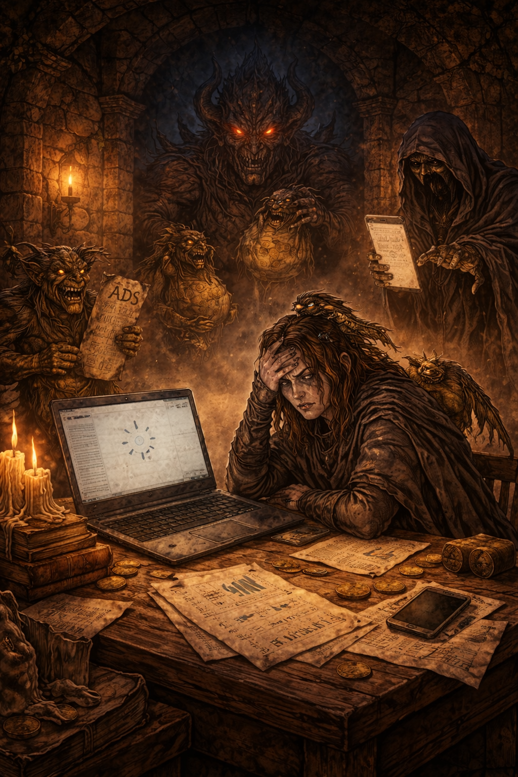 Advertising Is a Dungeon and I Am Underleveled: Why Marketing Feels So Hard for Small Creators
