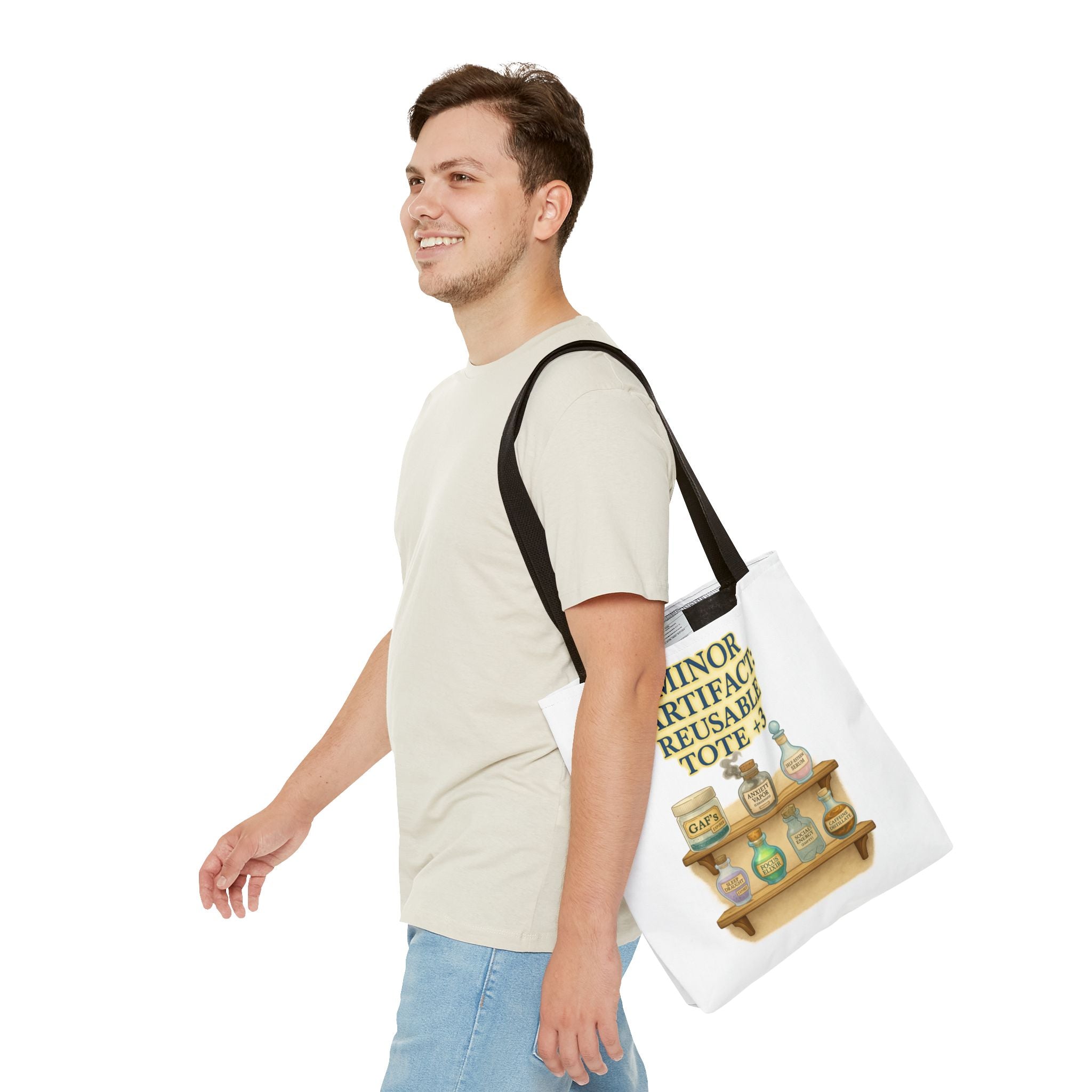 Eco-Friendly RPG Bag – ‘Minor Artifact: Alchemist’s Pantry’ Reusable Tote for Gamers