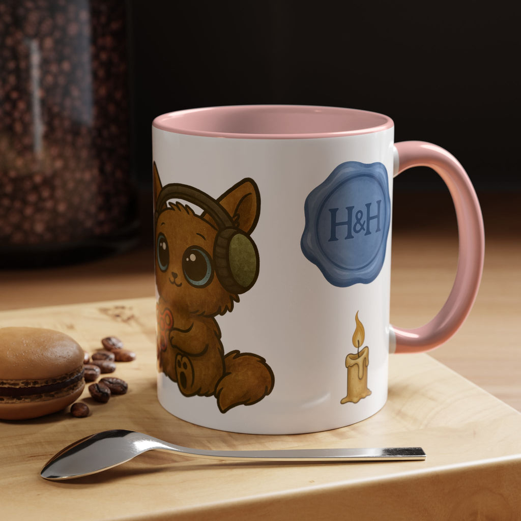 TTRPG Mug – ‘Emotional Support Beverage’ Mental Health Humor Cup for Gamers