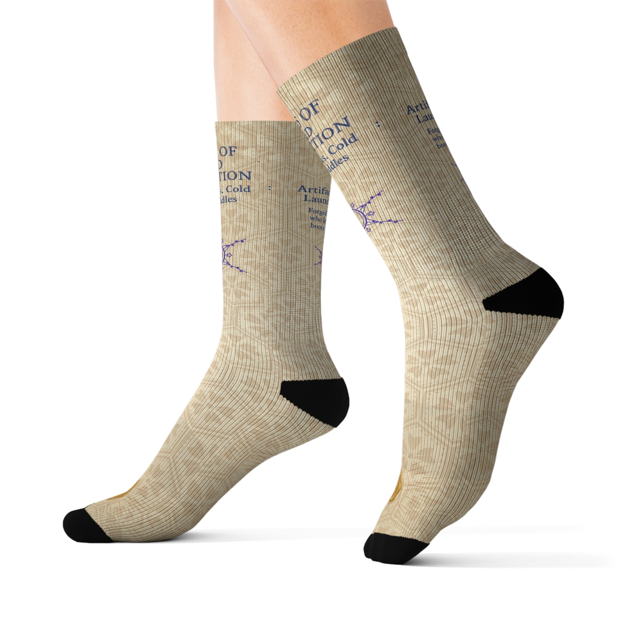 RPG Socks – ‘Socks of Mild Protection +1’ Funny Artifact Gear for Fantasy Gamers