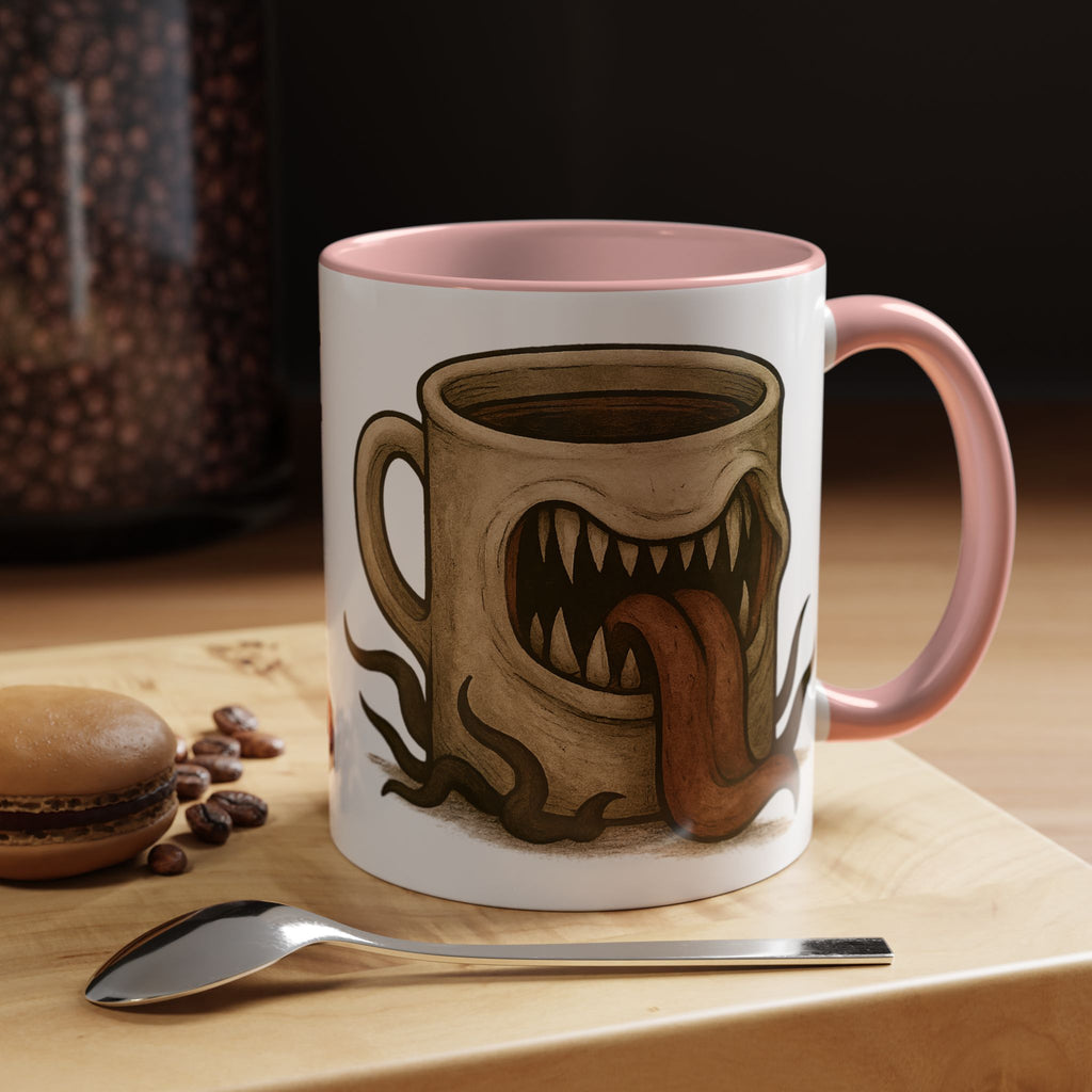 Funny RPG Mug – ‘This Mug Is a Mimic’ Coffee Cup for D&D Fans & Dungeon Crawlers