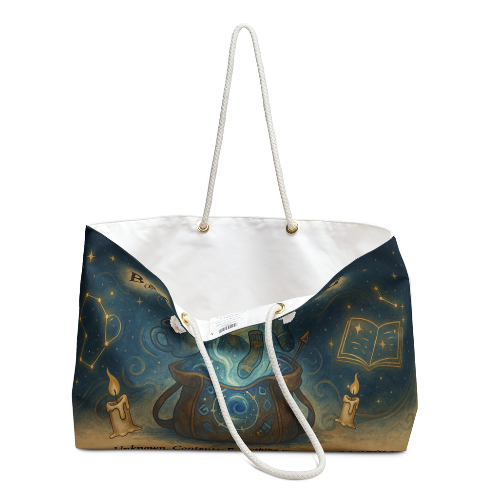 Bag of Holding (Emotional Support Edition) – RPG Weekender Travel Bag for Gamers & Fantasy Lovers