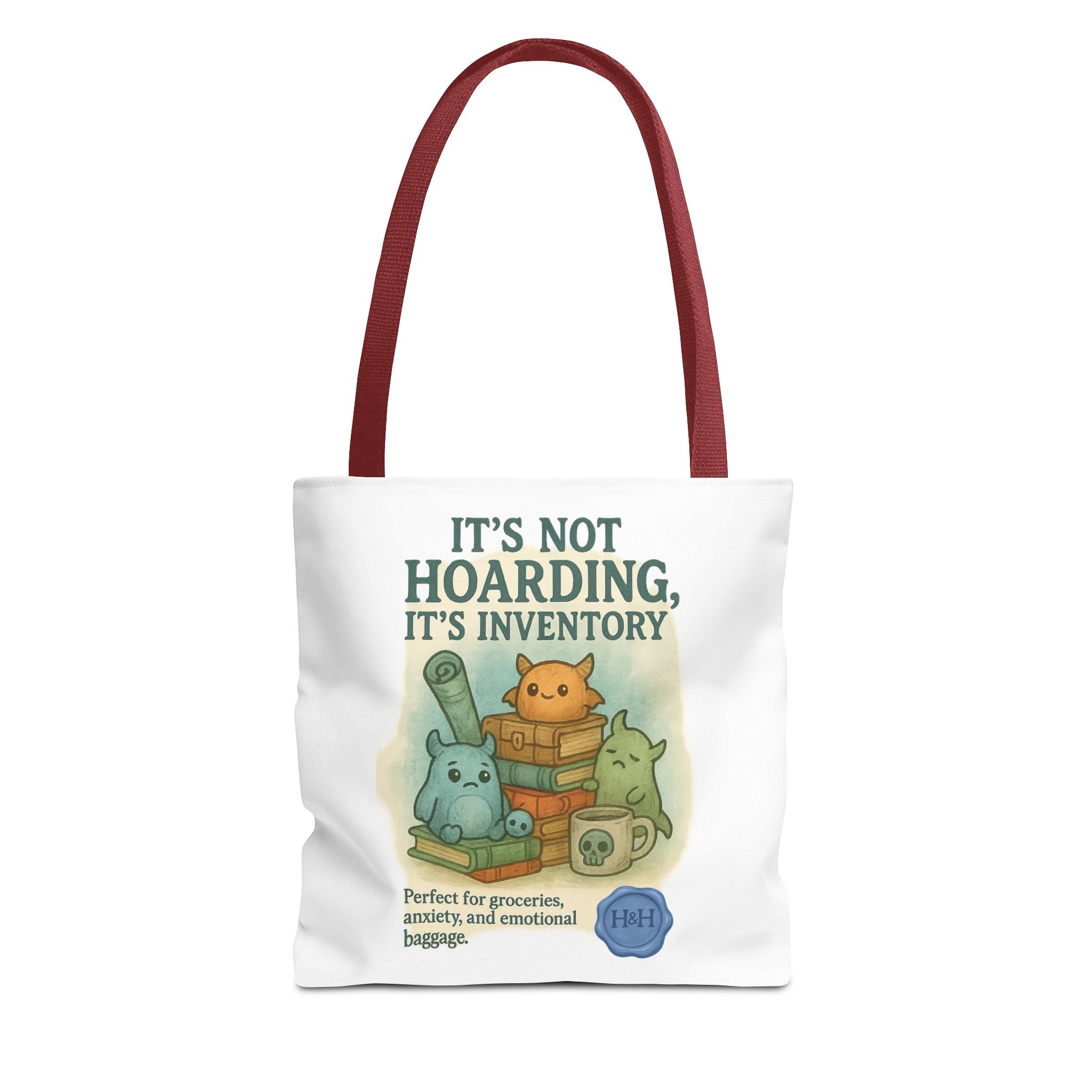 RPG Tote Bag – ‘It’s Not Hoarding, It’s Inventory’ Eco-Friendly Houses & Humans Tote