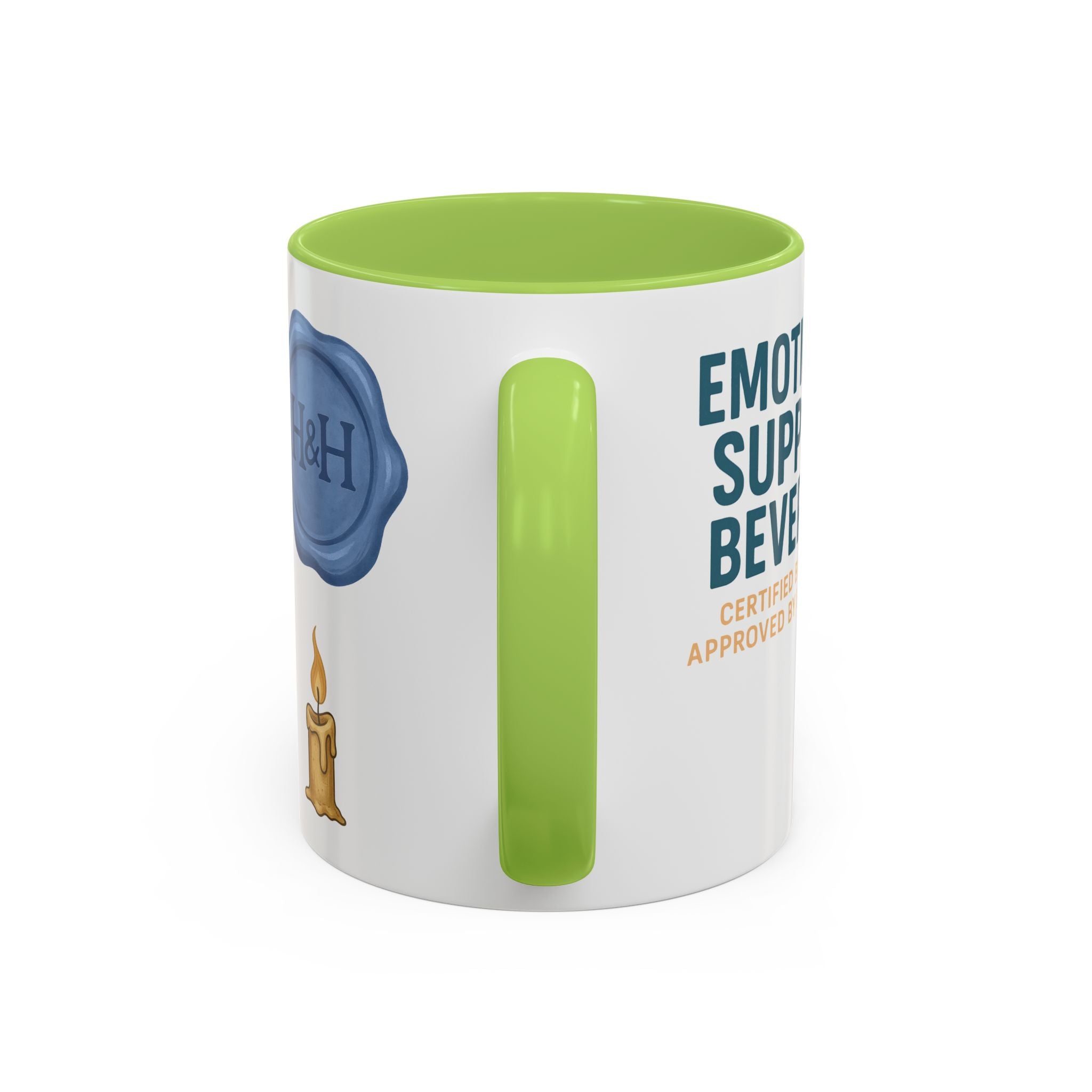 TTRPG Mug – ‘Emotional Support Beverage’ Mental Health Humor Cup for Gamers