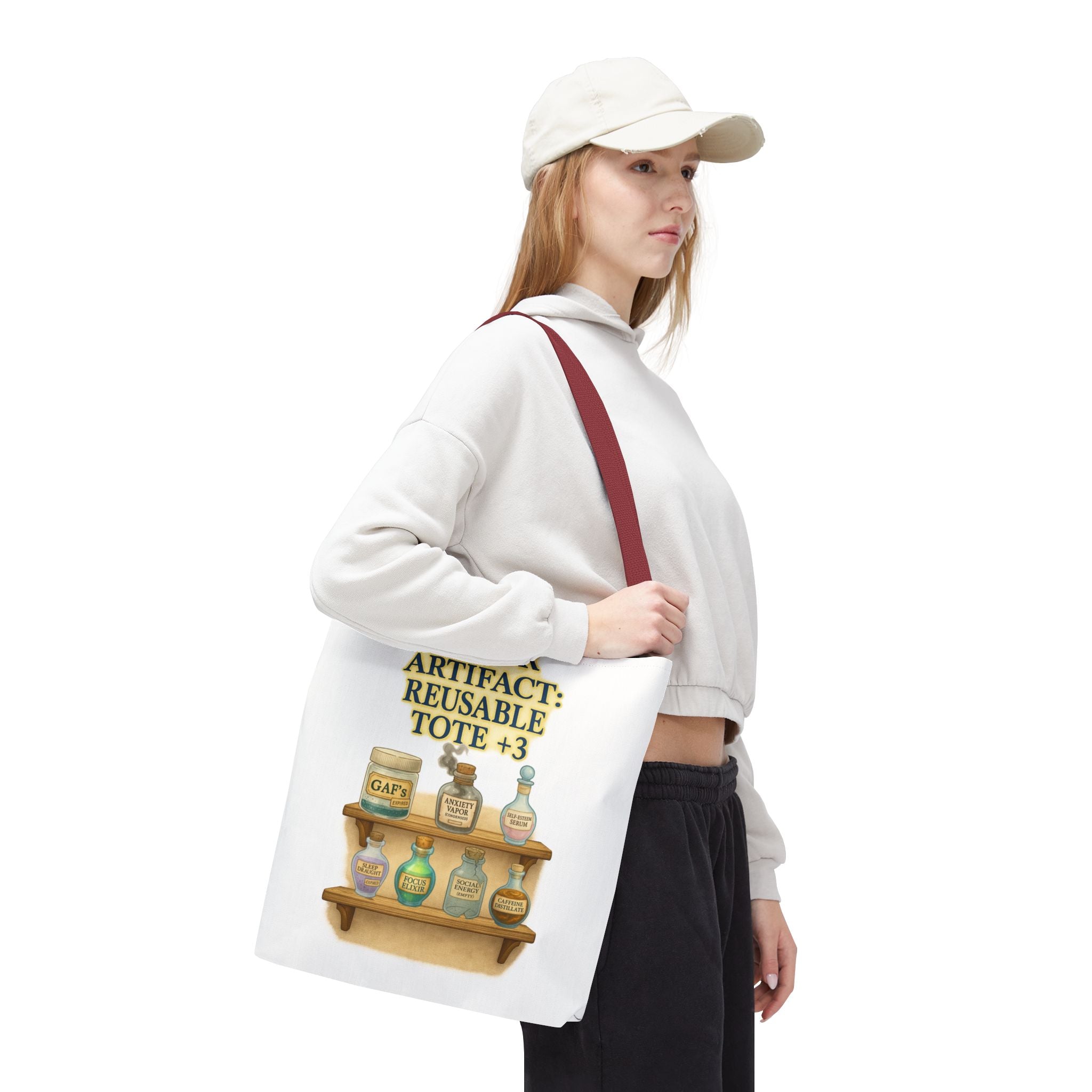 Eco-Friendly RPG Bag – ‘Minor Artifact: Alchemist’s Pantry’ Reusable Tote for Gamers