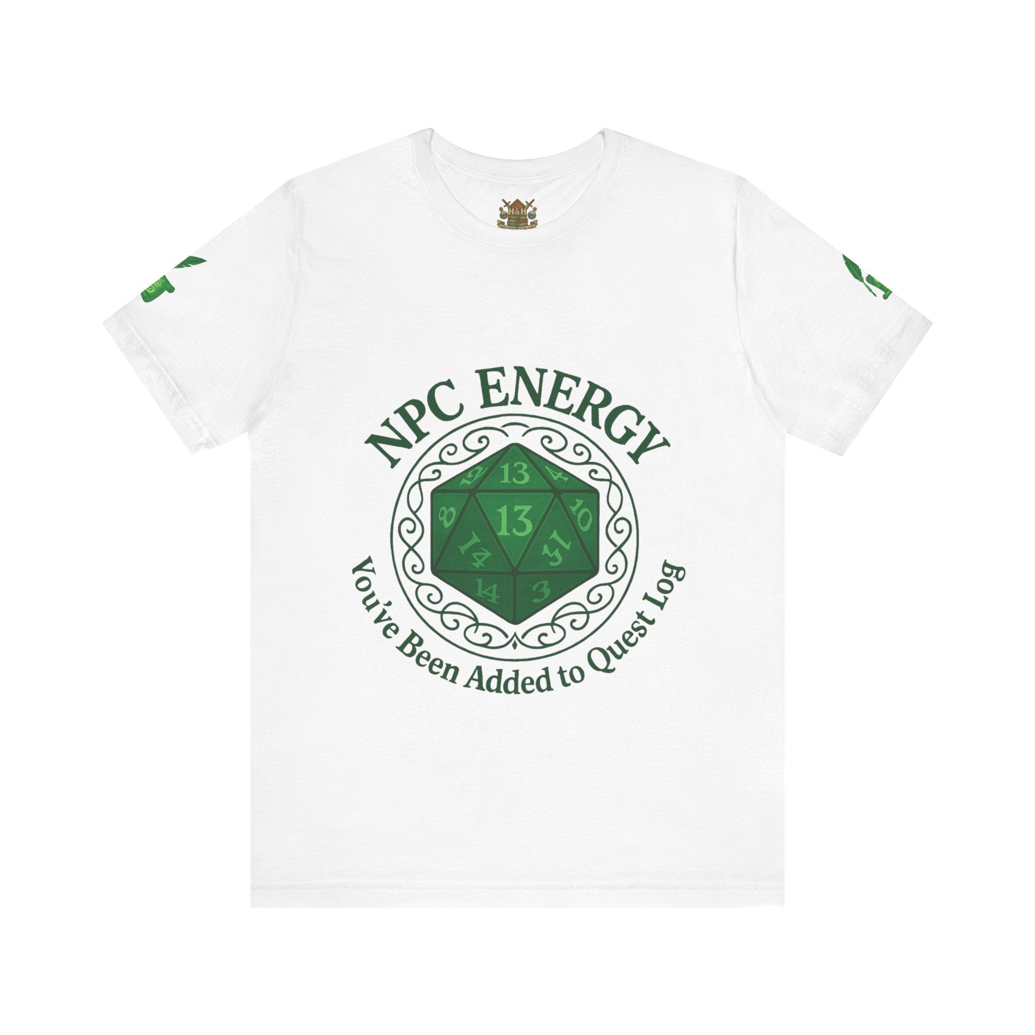 Funny Gamer Shirt – ‘You’ve Been Added to My Quest Log’ NPC Energy Tee for RPG Fans