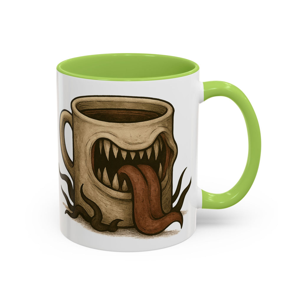 Funny RPG Mug – ‘This Mug Is a Mimic’ Coffee Cup for D&D Fans & Dungeon Crawlers