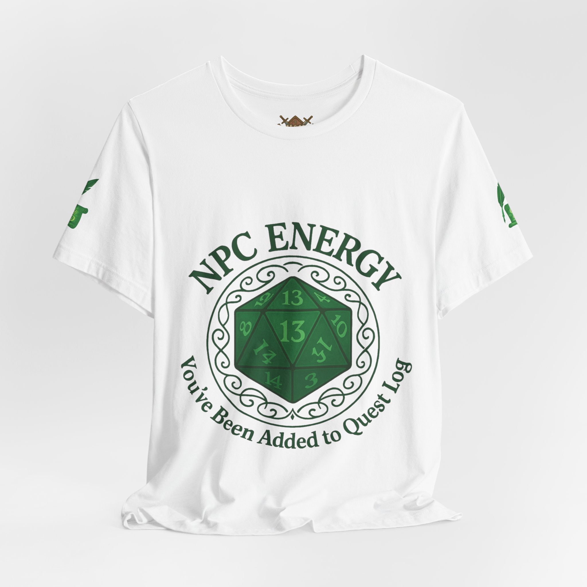 Funny Gamer Shirt – ‘You’ve Been Added to My Quest Log’ NPC Energy Tee for RPG Fans