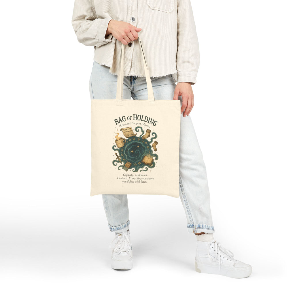 Bag of Holding (Emotional Support Edition) – Houses & Humans,  Cotton Canvas Tote