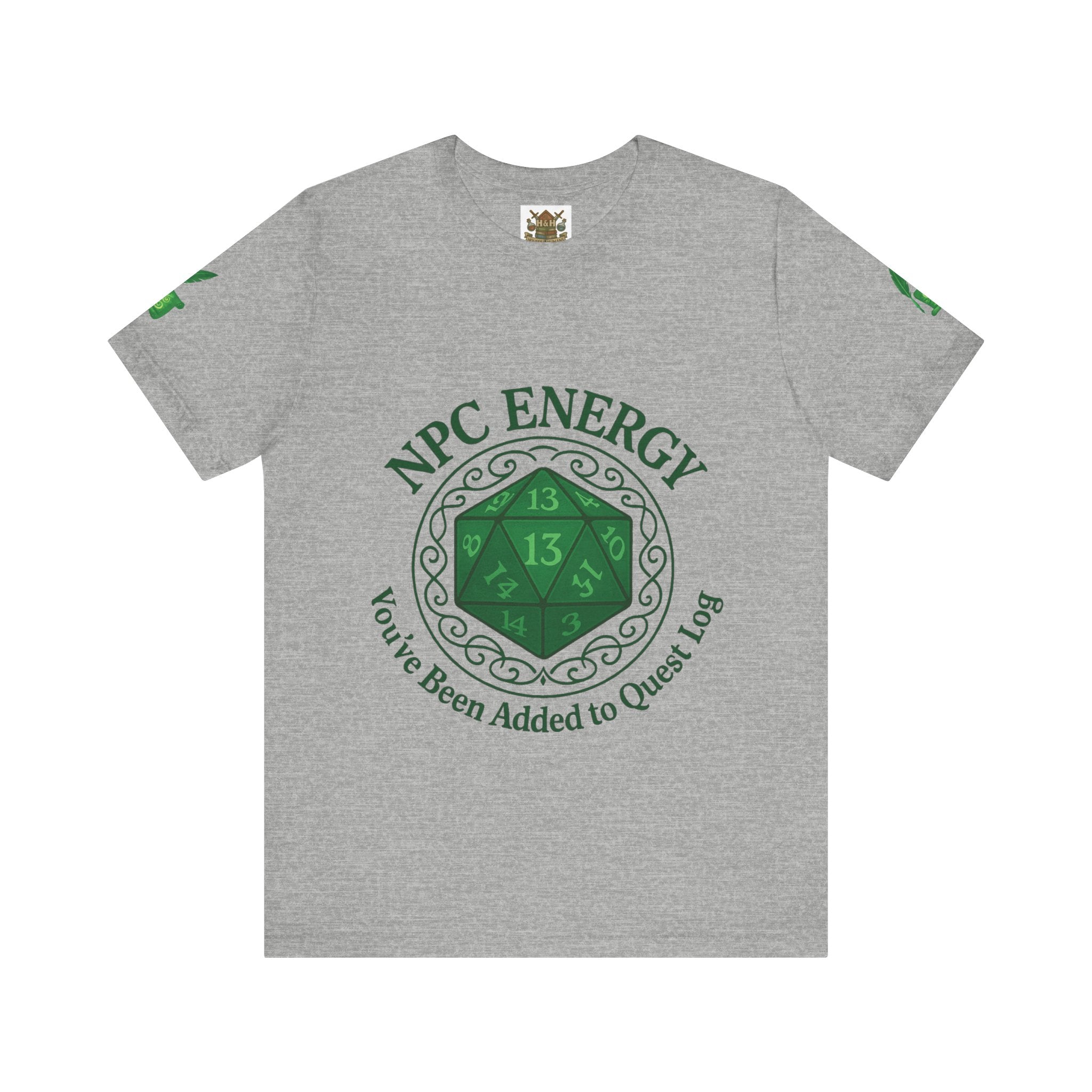 Funny Gamer Shirt – ‘You’ve Been Added to My Quest Log’ NPC Energy Tee for RPG Fans