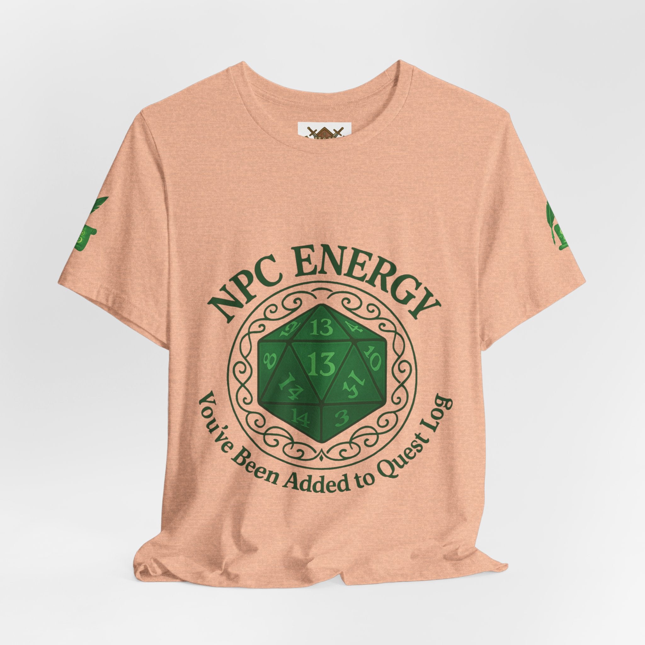 Funny Gamer Shirt – ‘You’ve Been Added to My Quest Log’ NPC Energy Tee for RPG Fans