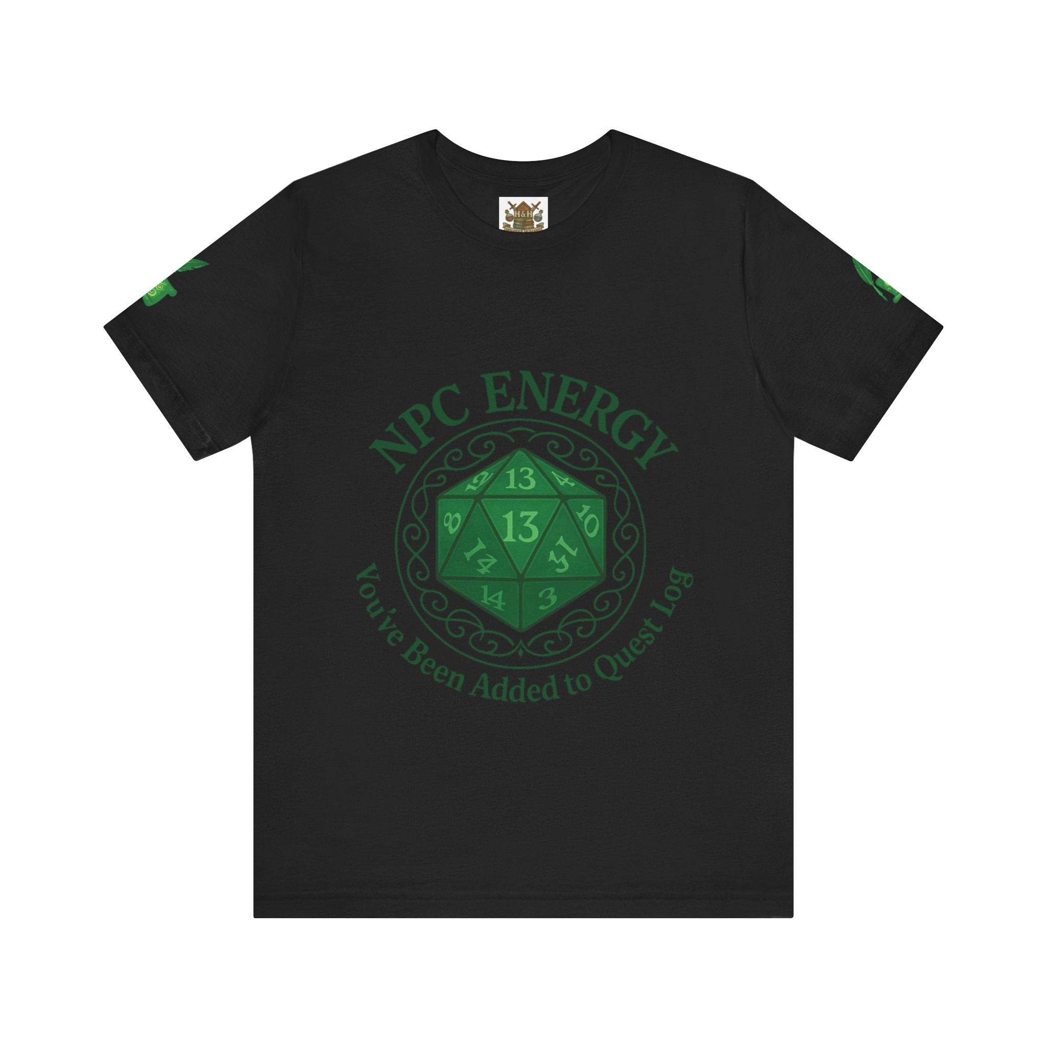 Funny Gamer Shirt – ‘You’ve Been Added to My Quest Log’ NPC Energy Tee for RPG Fans