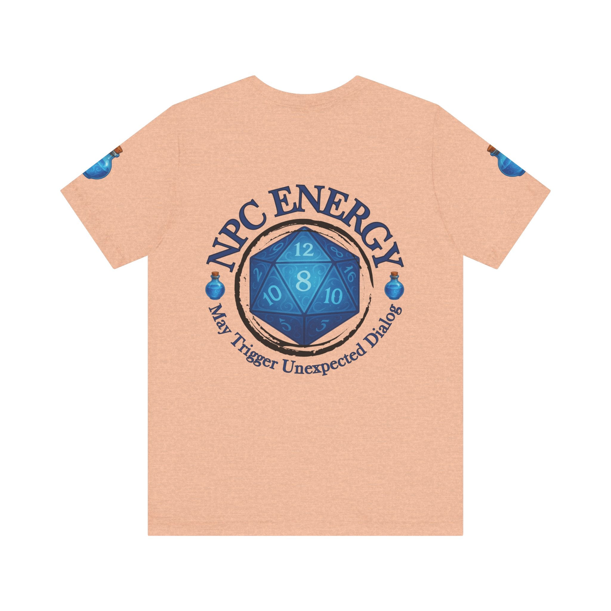 Funny Gamer Shirt – NPC Energy Tee with ‘May Trigger Unexpected Dialogue’ Quote