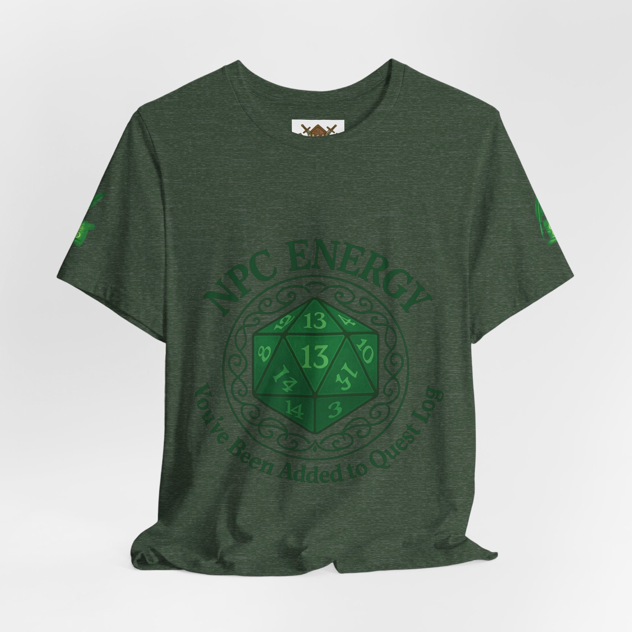 Funny Gamer Shirt – ‘You’ve Been Added to My Quest Log’ NPC Energy Tee for RPG Fans