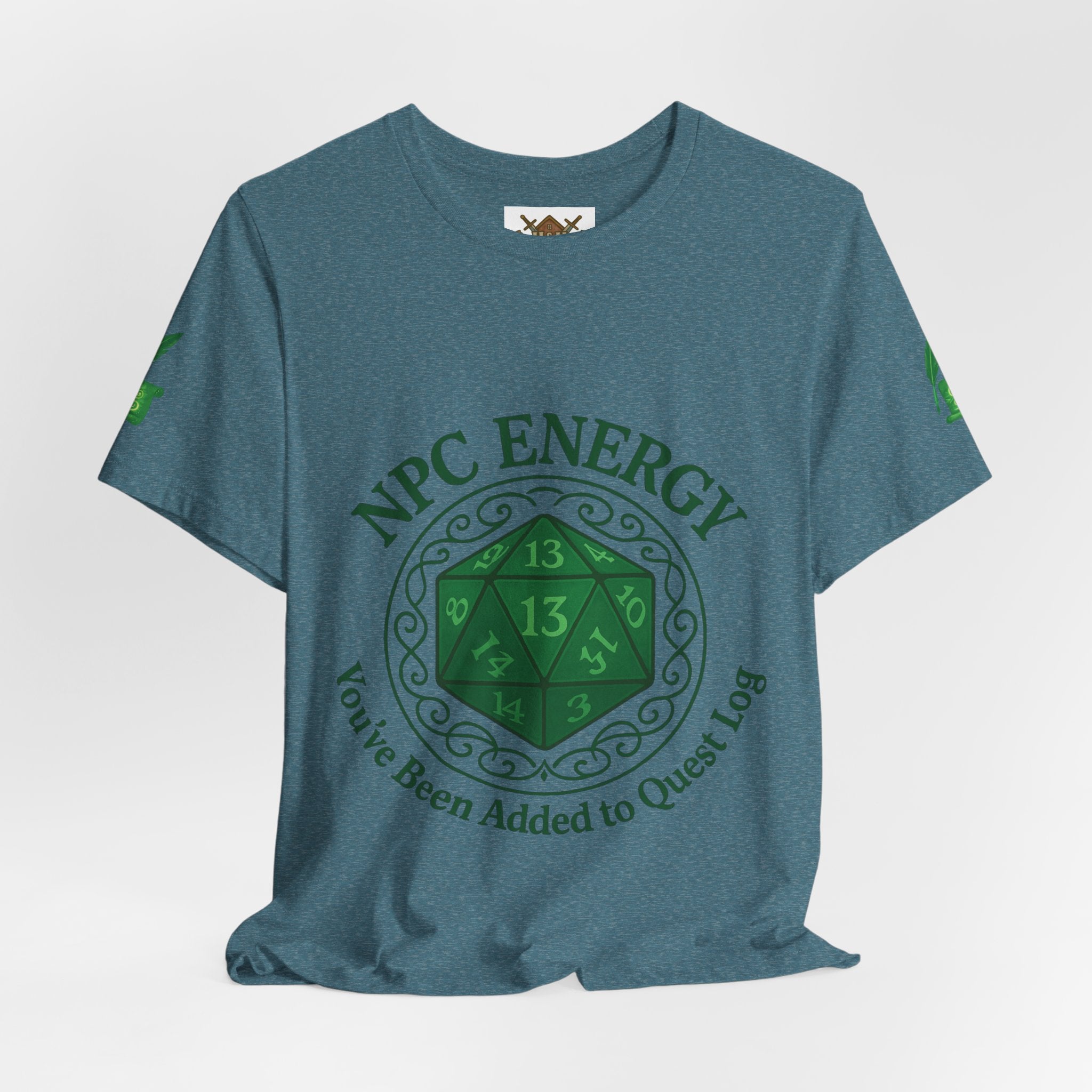 Funny Gamer Shirt – ‘You’ve Been Added to My Quest Log’ NPC Energy Tee for RPG Fans