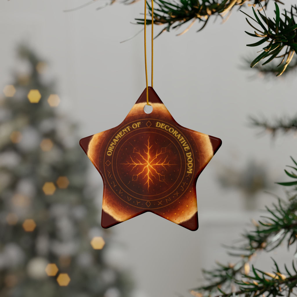 Ornament of Doom – RPG Holiday Tree Decor for Fantasy & DnD Fans