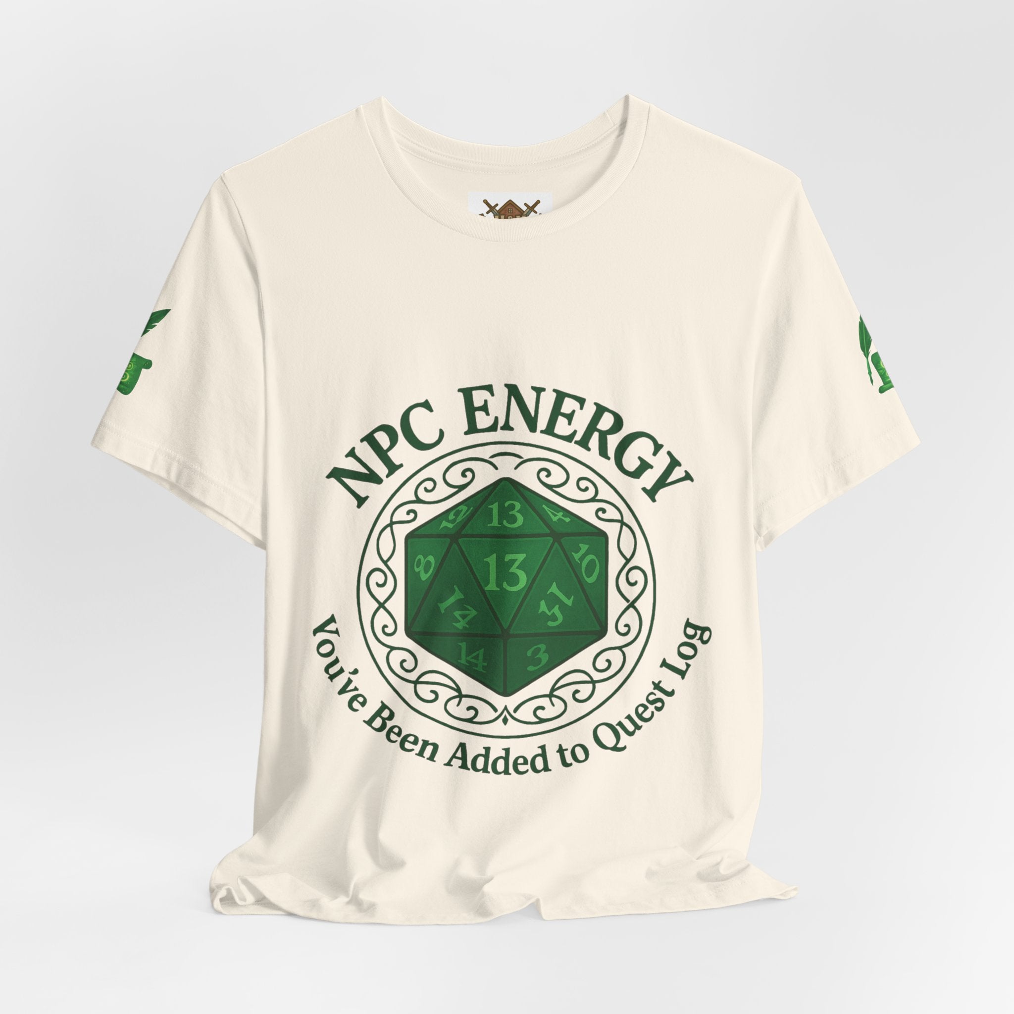 Funny Gamer Shirt – ‘You’ve Been Added to My Quest Log’ NPC Energy Tee for RPG Fans