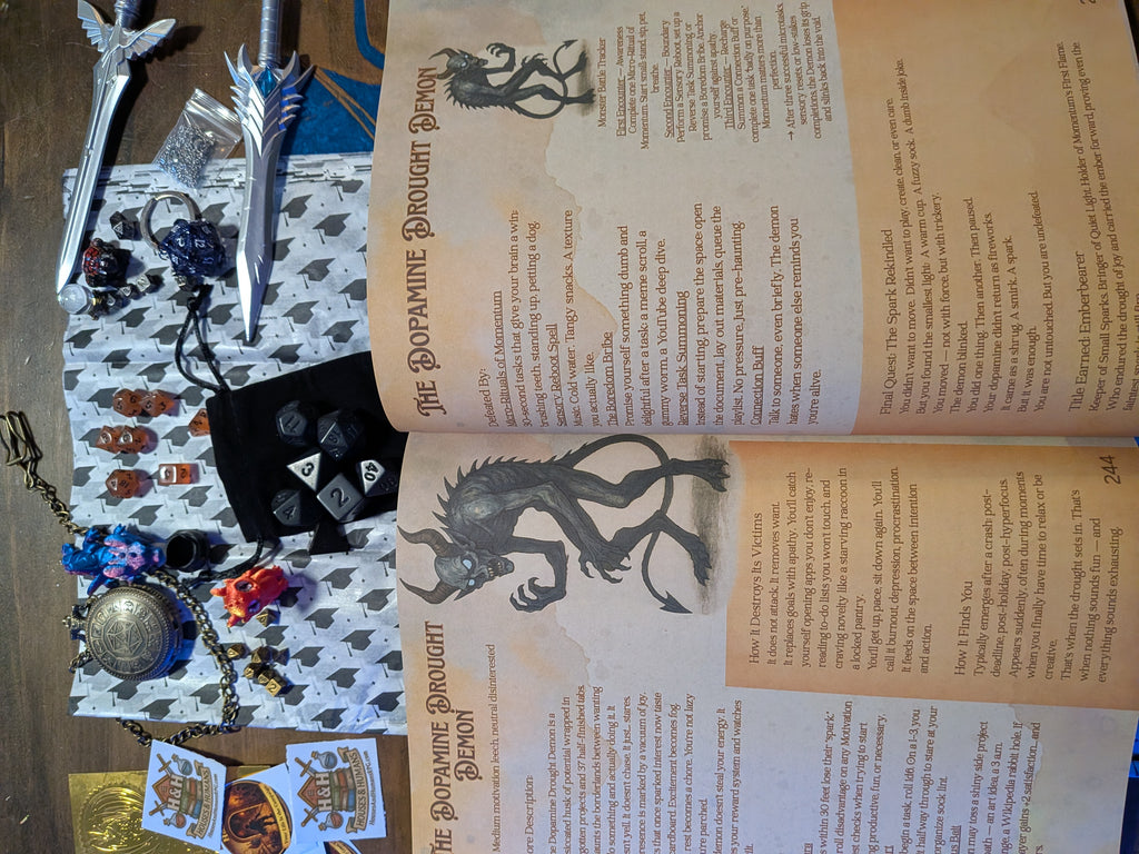 Graduation Gift Box | Dungeon Master’s Guide to Cursed Adulthood (Limited Edition) Graduation Gift for Gamers. RPG Adult Survival Box