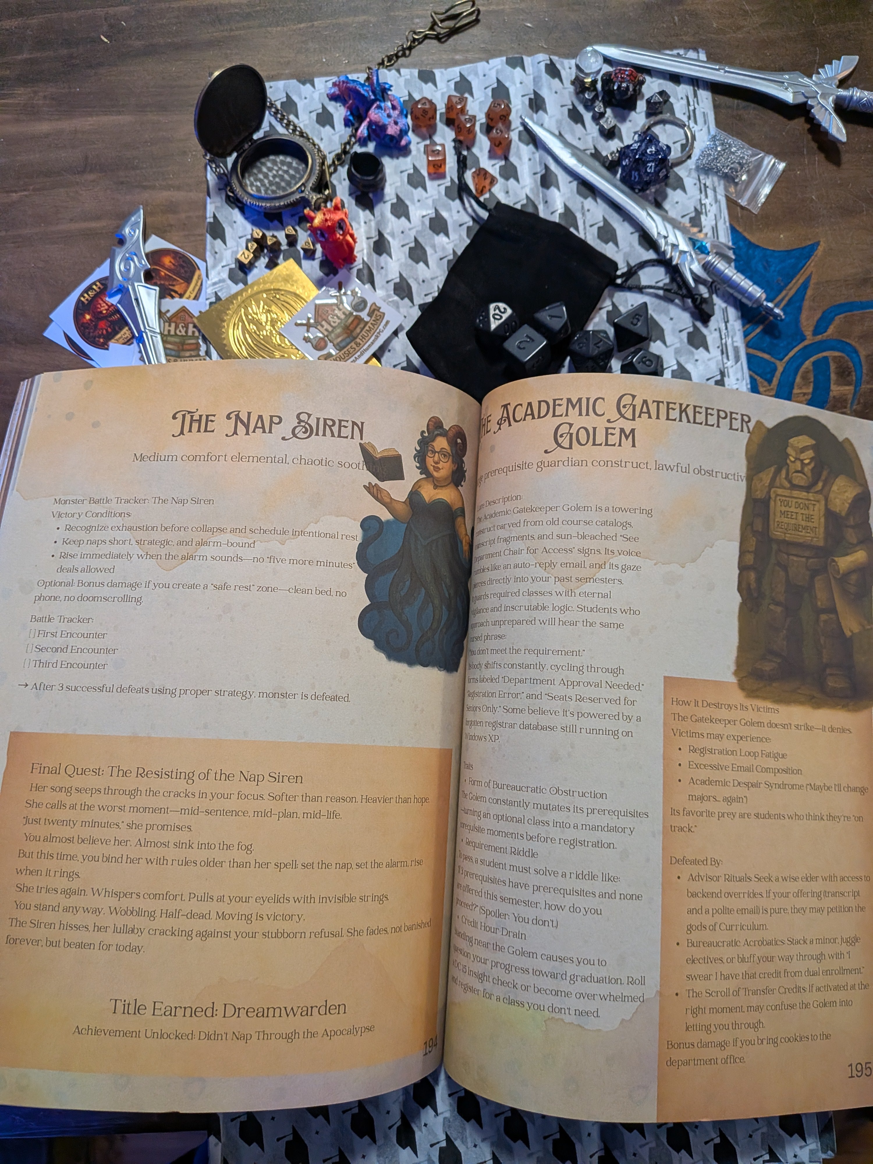Cursed College Campaign: Graduation Survival Box (Limited Edition) Graduation Gift for Gamers | RPG College Survival Box