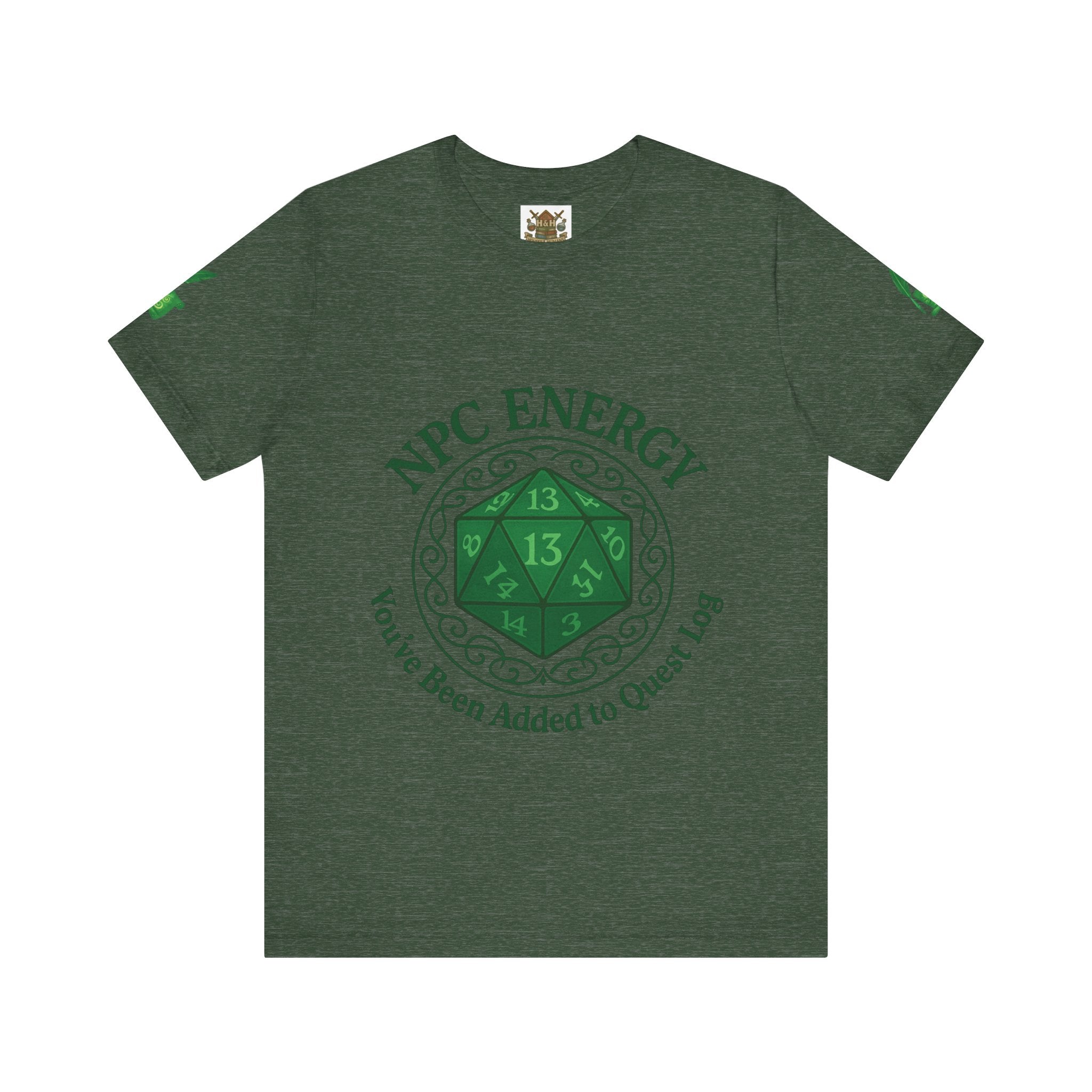 Funny Gamer Shirt – ‘You’ve Been Added to My Quest Log’ NPC Energy Tee for RPG Fans