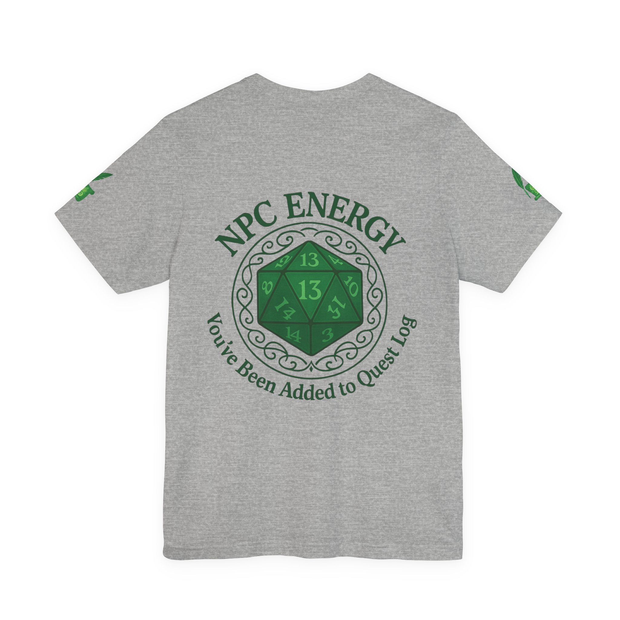 Funny Gamer Shirt – ‘You’ve Been Added to My Quest Log’ NPC Energy Tee for RPG Fans