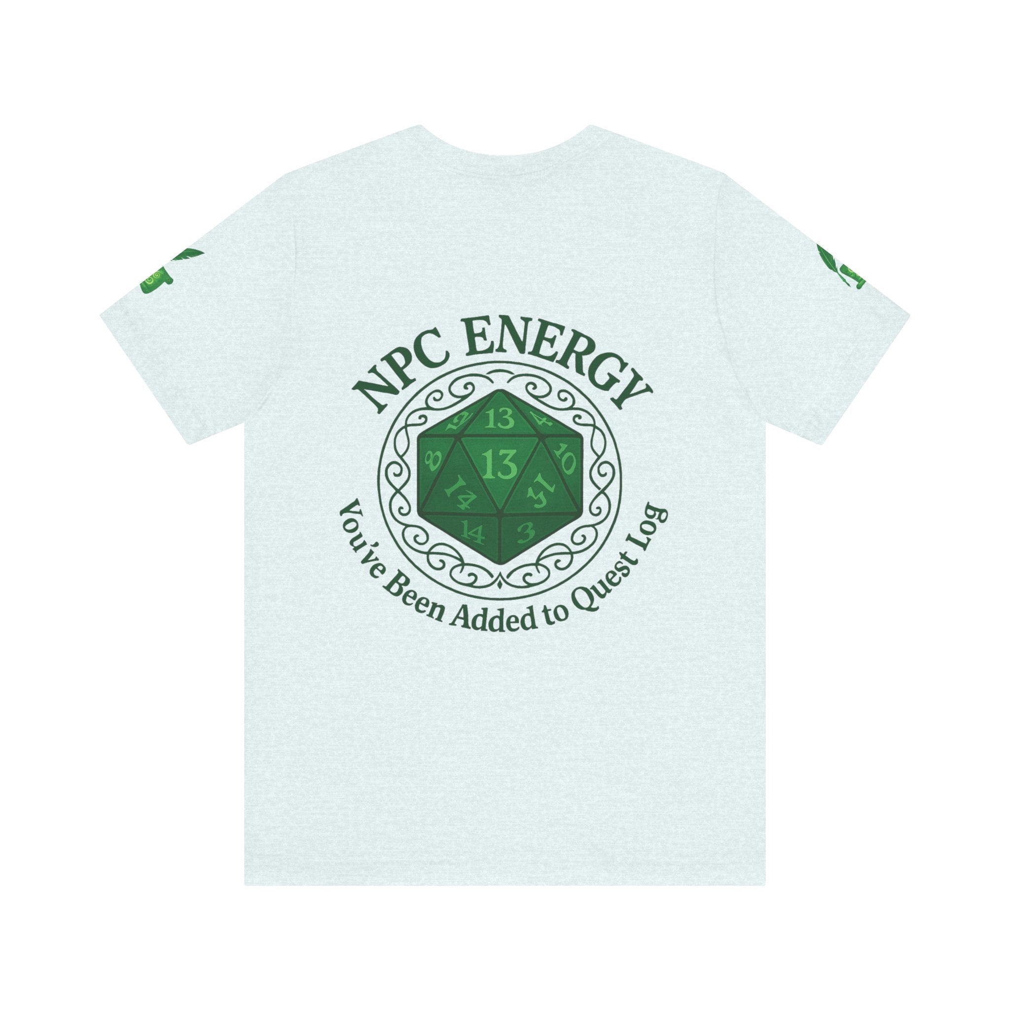 Funny Gamer Shirt – ‘You’ve Been Added to My Quest Log’ NPC Energy Tee for RPG Fans