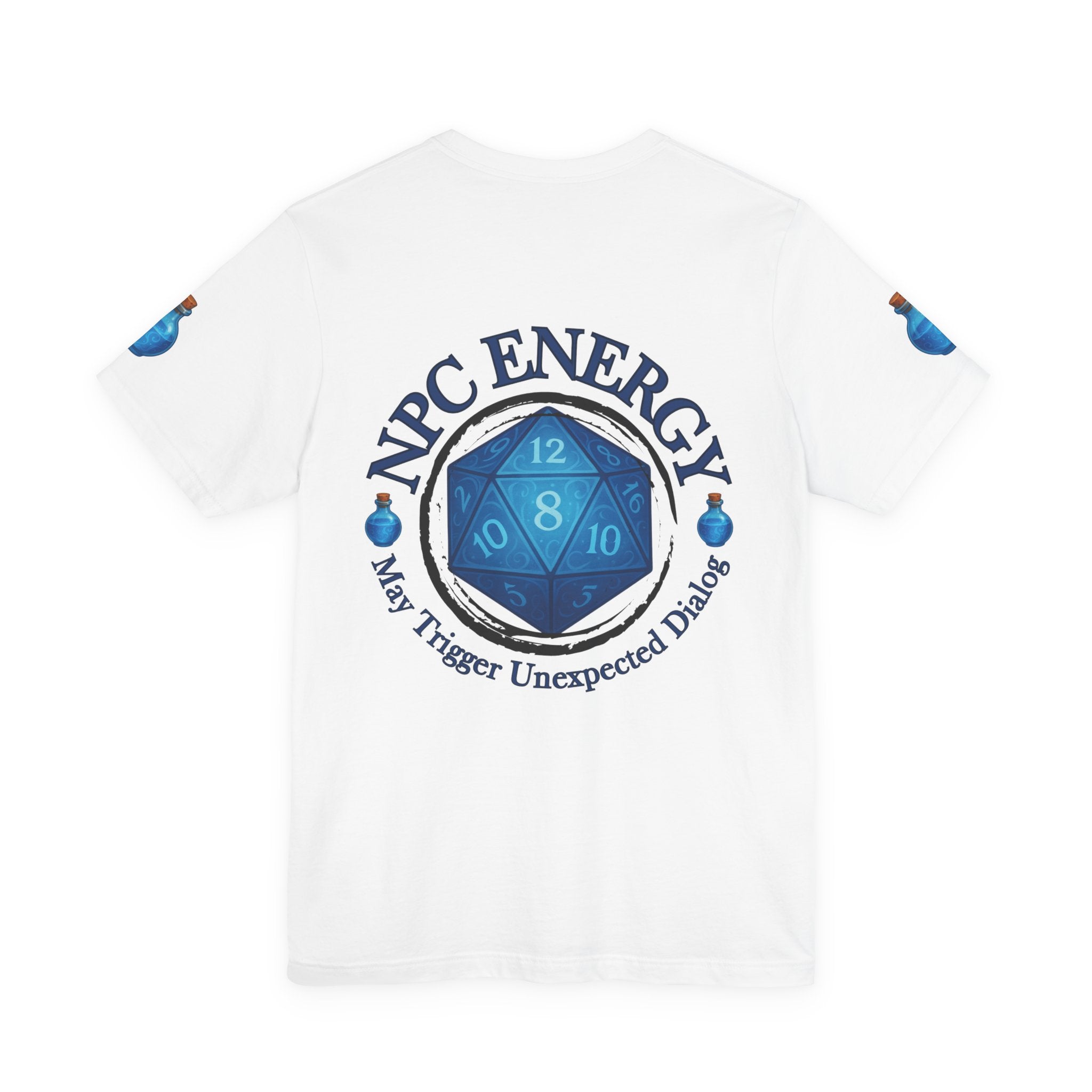 Funny Gamer Shirt – NPC Energy Tee with ‘May Trigger Unexpected Dialogue’ Quote