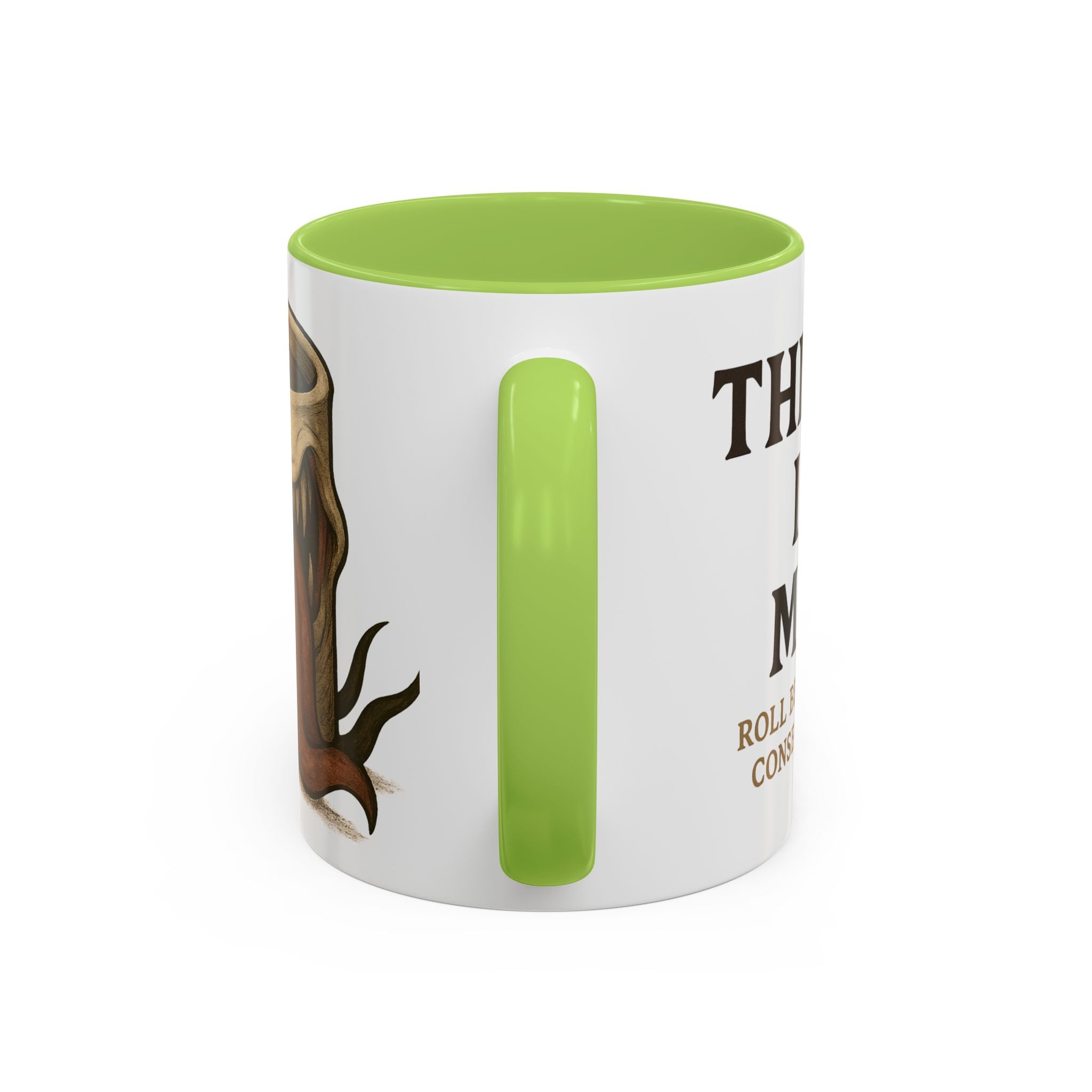 Funny RPG Mug – ‘This Mug Is a Mimic’ Coffee Cup for D&D Fans & Dungeon Crawlers