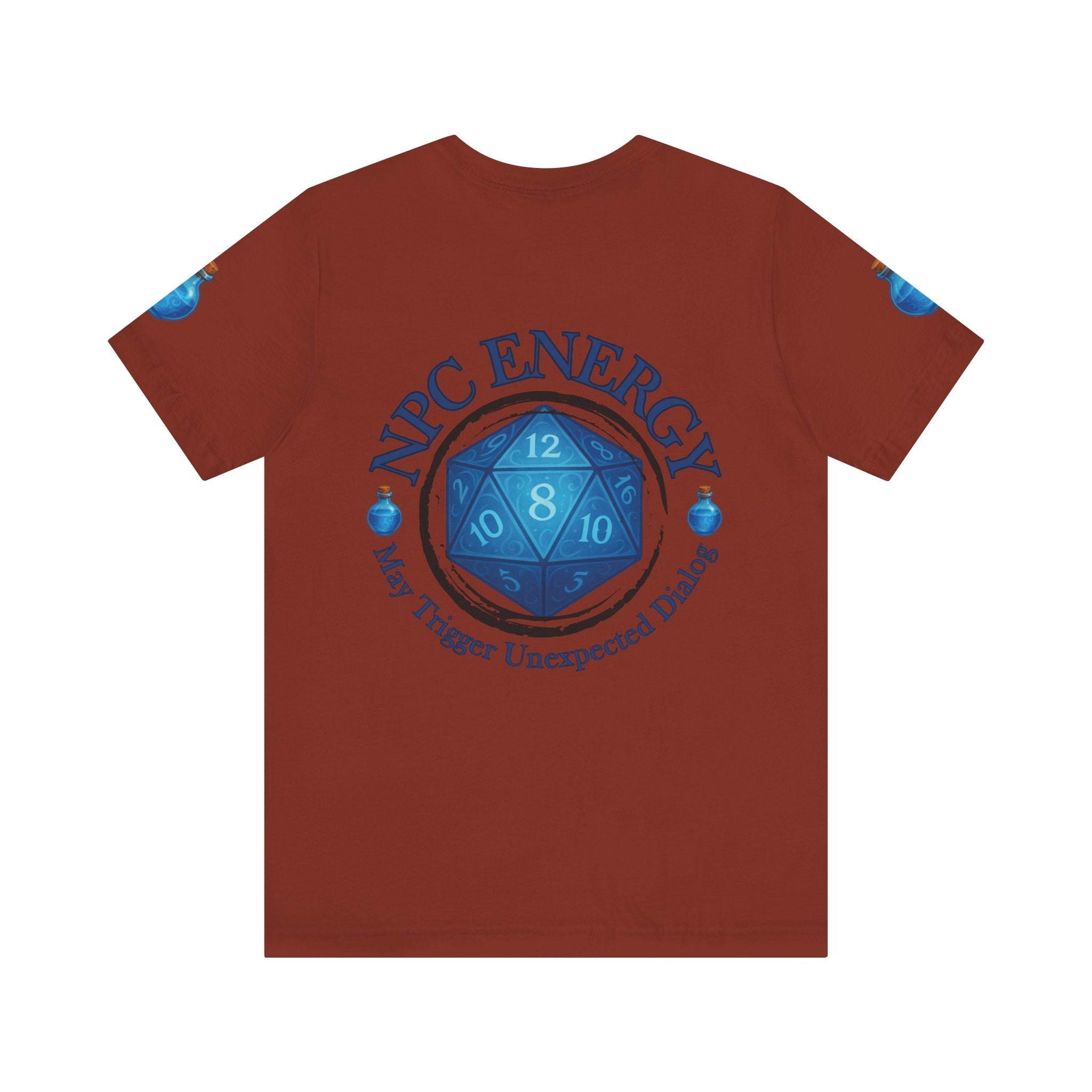 Funny Gamer Shirt – NPC Energy Tee with ‘May Trigger Unexpected Dialogue’ Quote