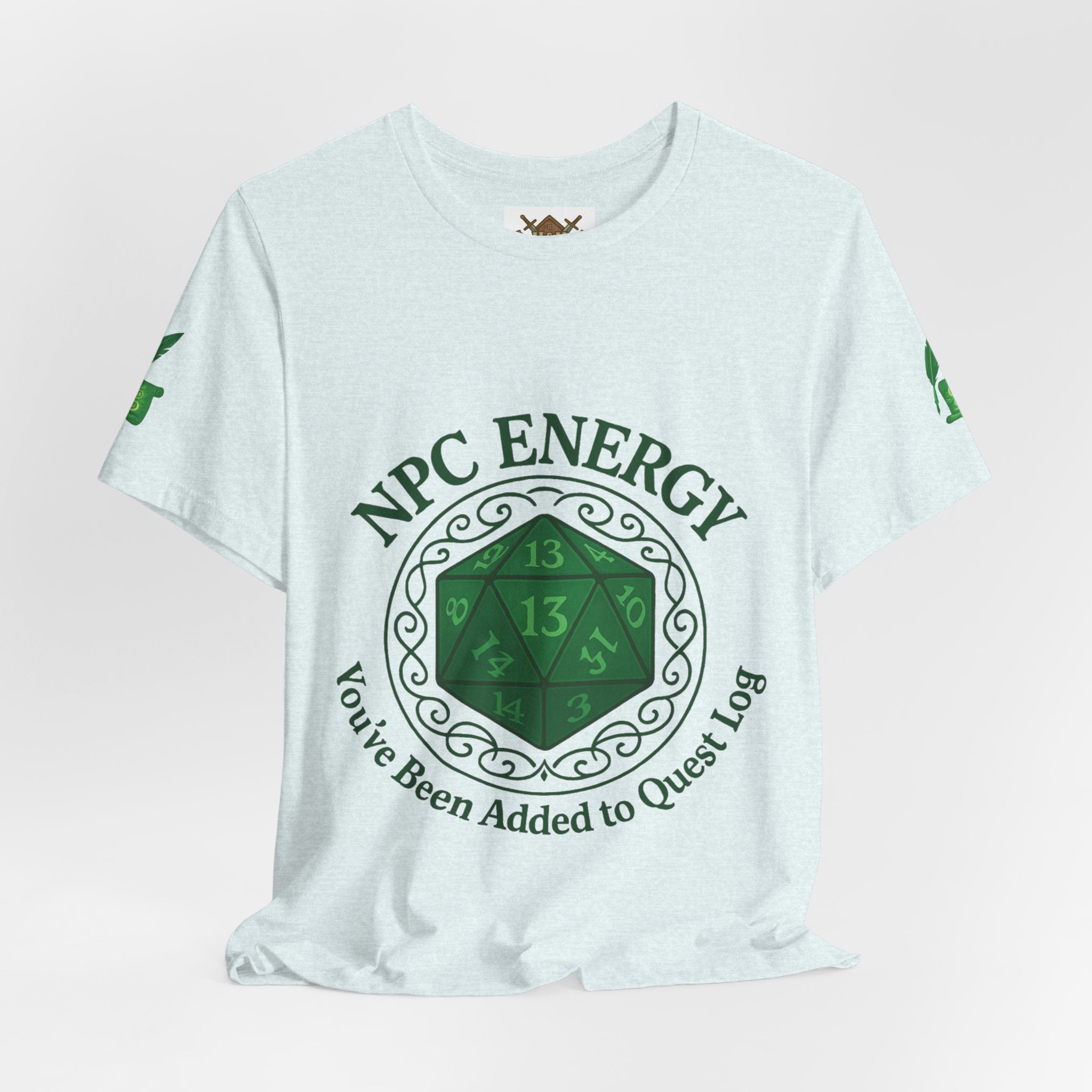 Funny Gamer Shirt – ‘You’ve Been Added to My Quest Log’ NPC Energy Tee for RPG Fans