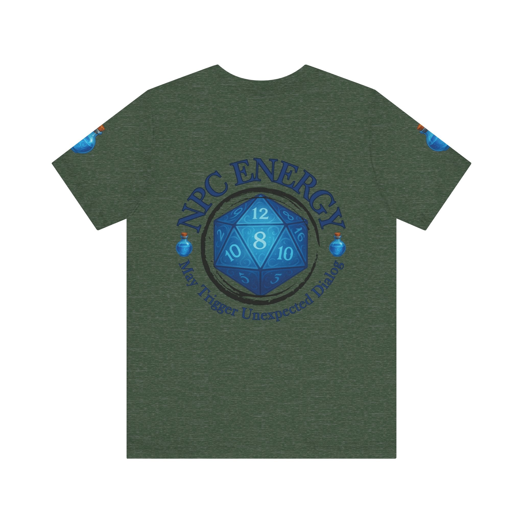 Funny Gamer Shirt – NPC Energy Tee with ‘May Trigger Unexpected Dialogue’ Quote