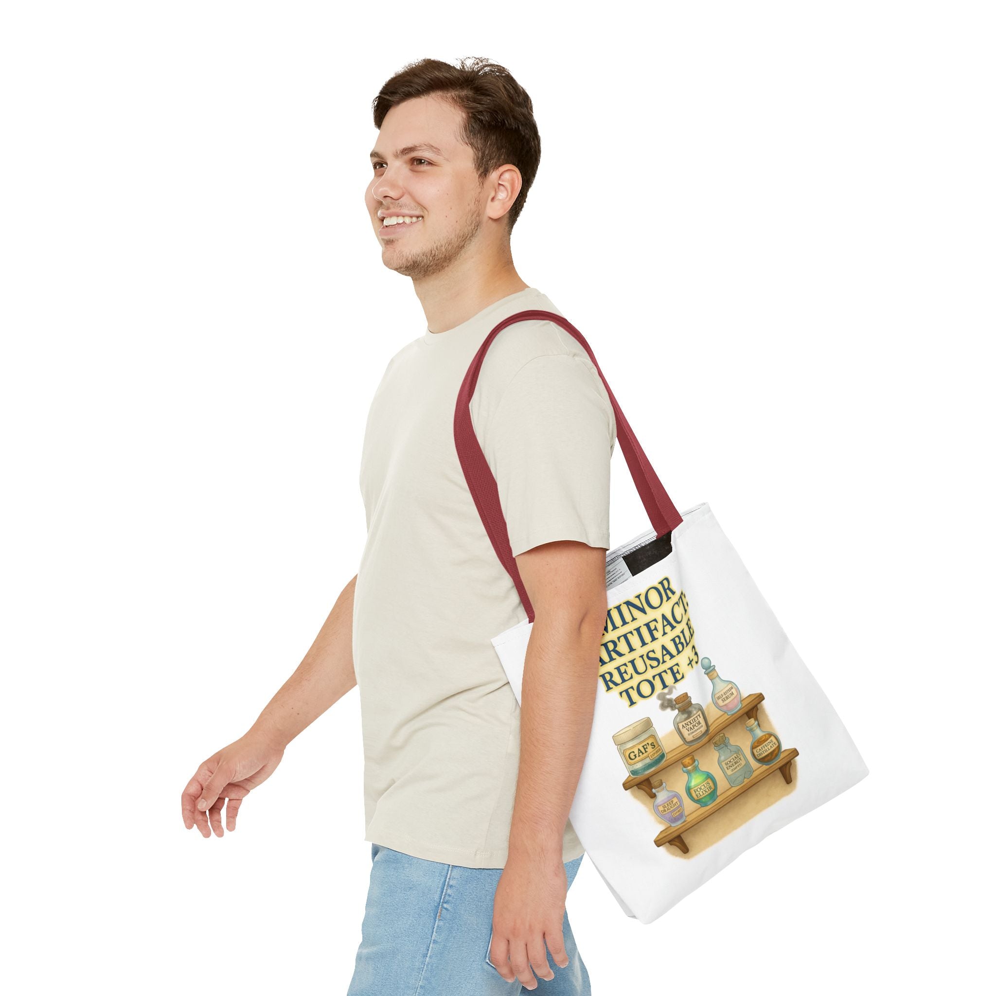 Eco-Friendly RPG Bag – ‘Minor Artifact: Alchemist’s Pantry’ Reusable Tote for Gamers