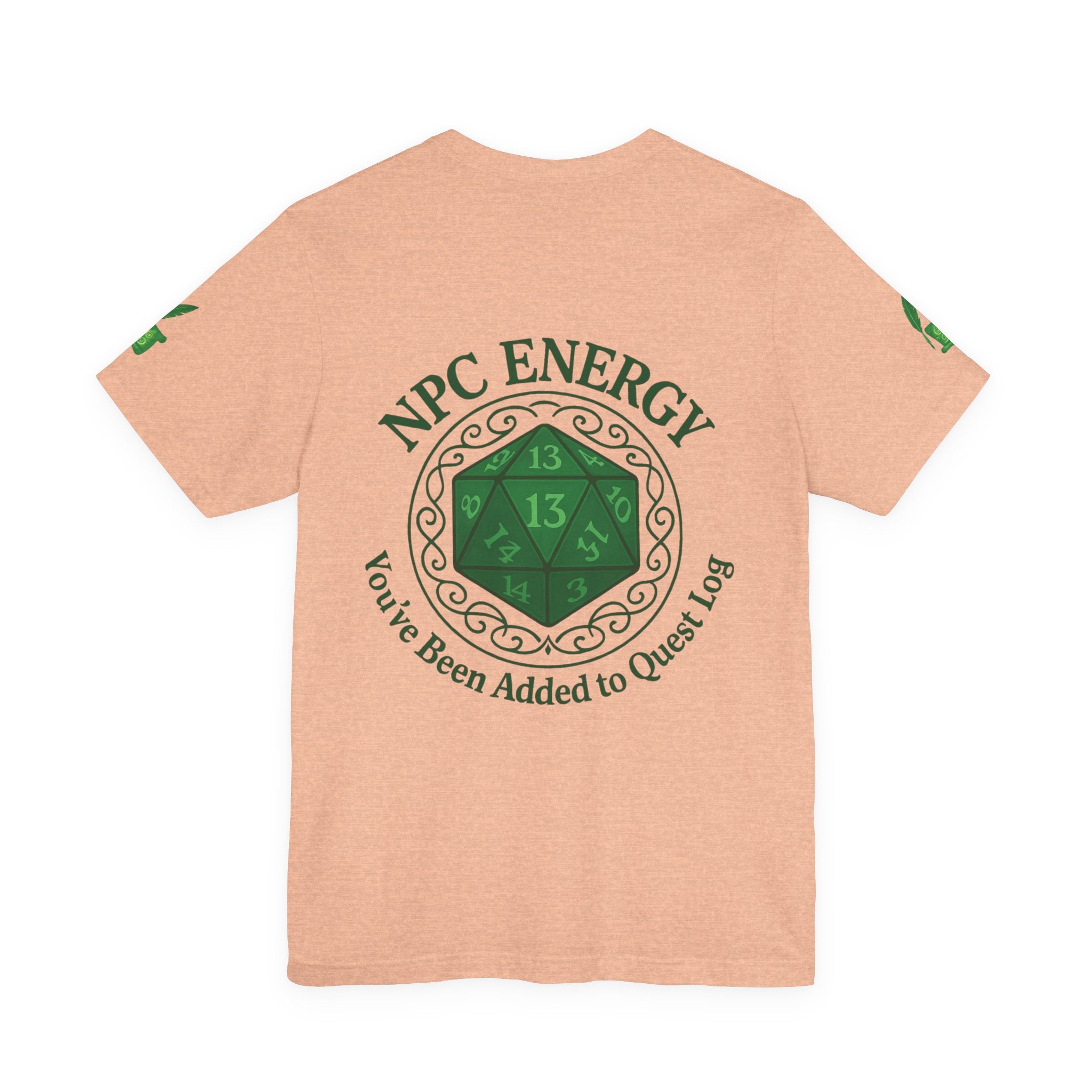 Funny Gamer Shirt – ‘You’ve Been Added to My Quest Log’ NPC Energy Tee for RPG Fans
