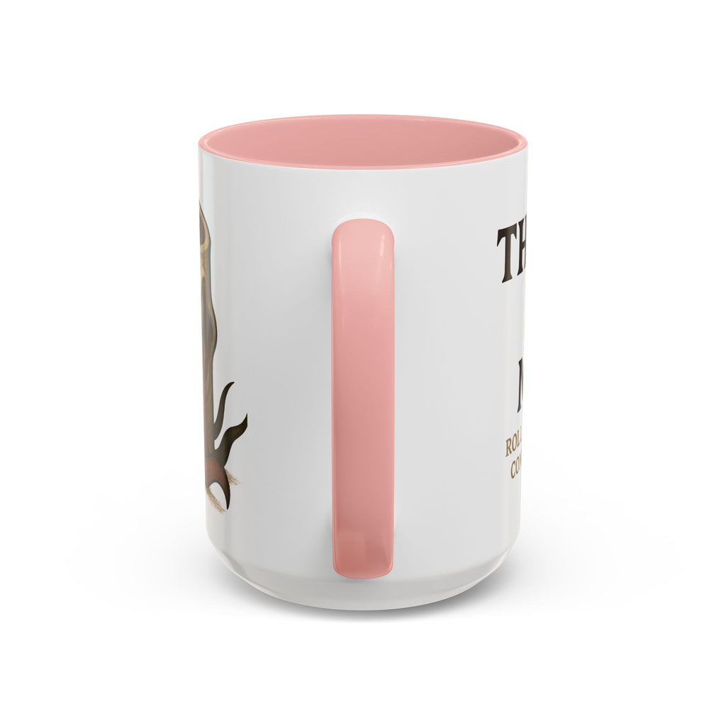 Funny RPG Mug – ‘This Mug Is a Mimic’ Coffee Cup for D&D Fans & Dungeon Crawlers