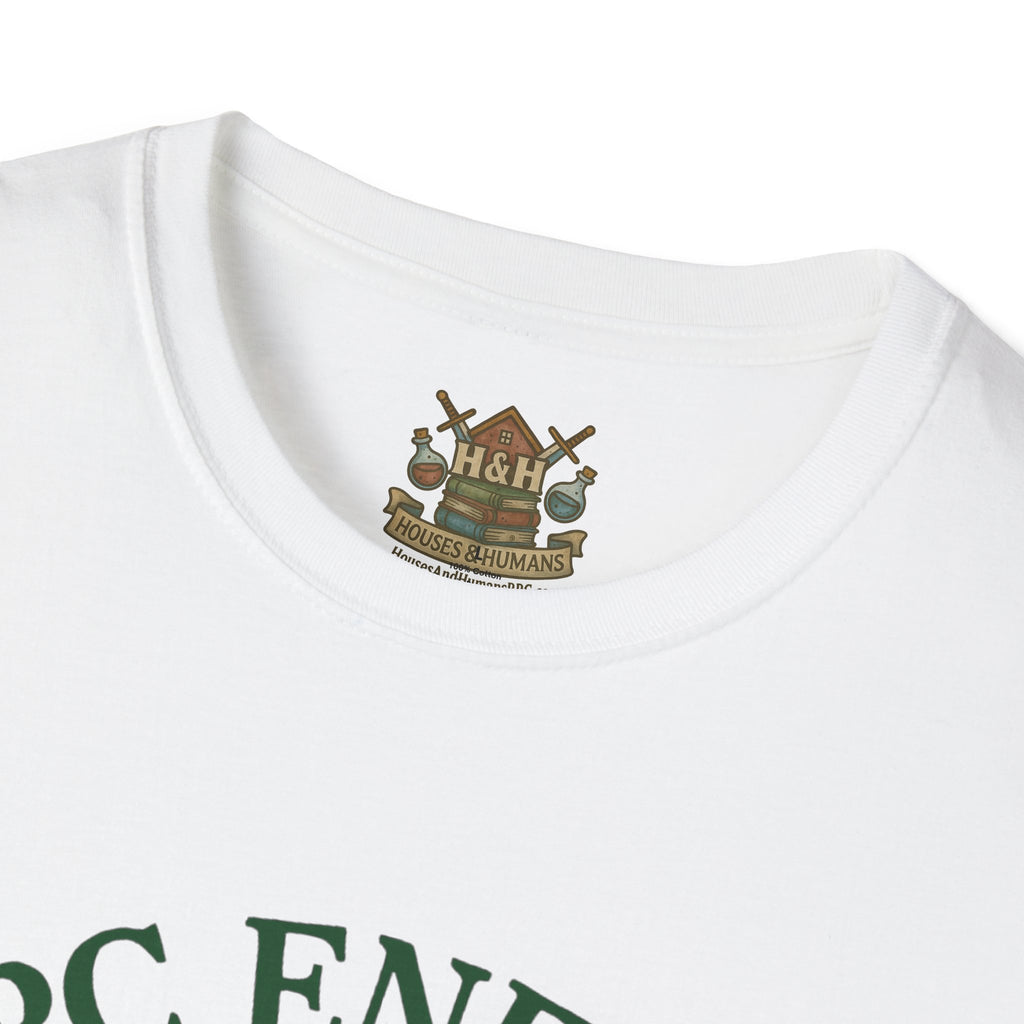 NPC Energy T-Shirt – D&D Gamer Tee: 'You've Been Added to Quest Log' (D20 Shirt)