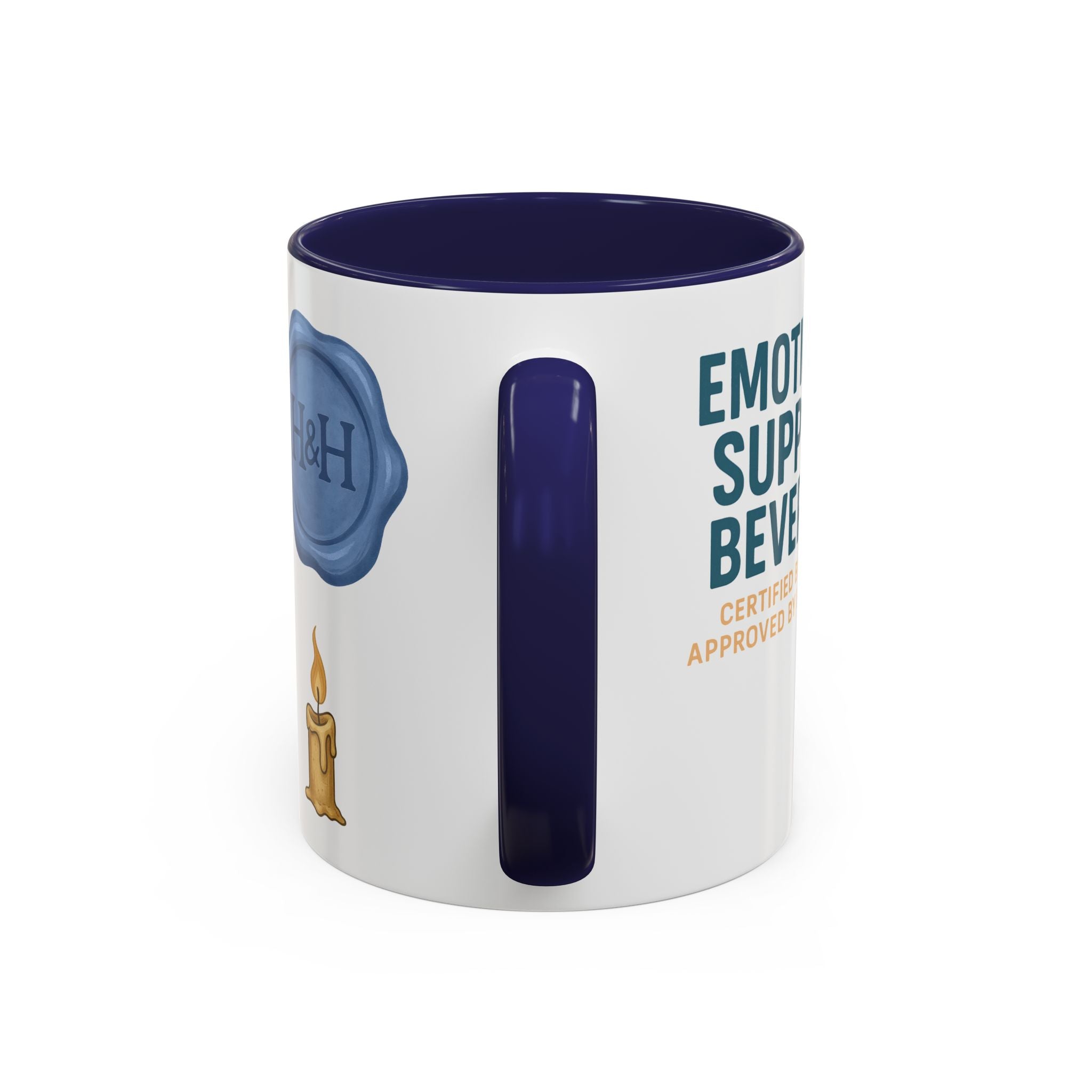 TTRPG Mug – ‘Emotional Support Beverage’ Mental Health Humor Cup for Gamers