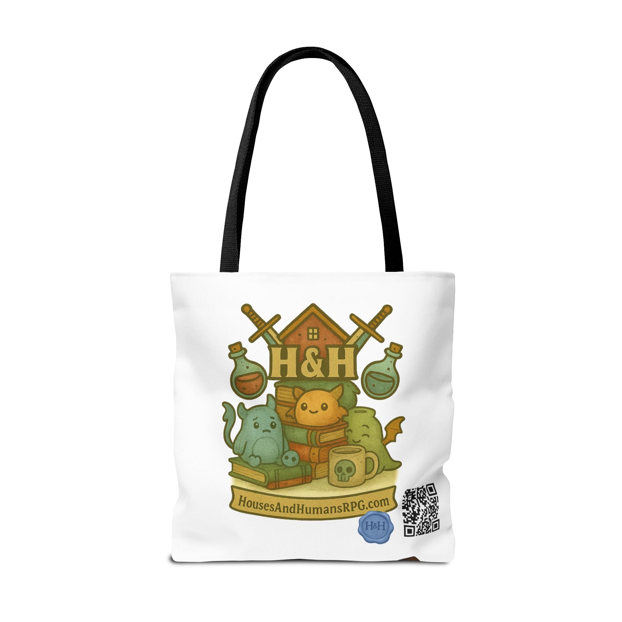 RPG Tote Bag – ‘It’s Not Hoarding, It’s Inventory’ Eco-Friendly Houses & Humans Tote
