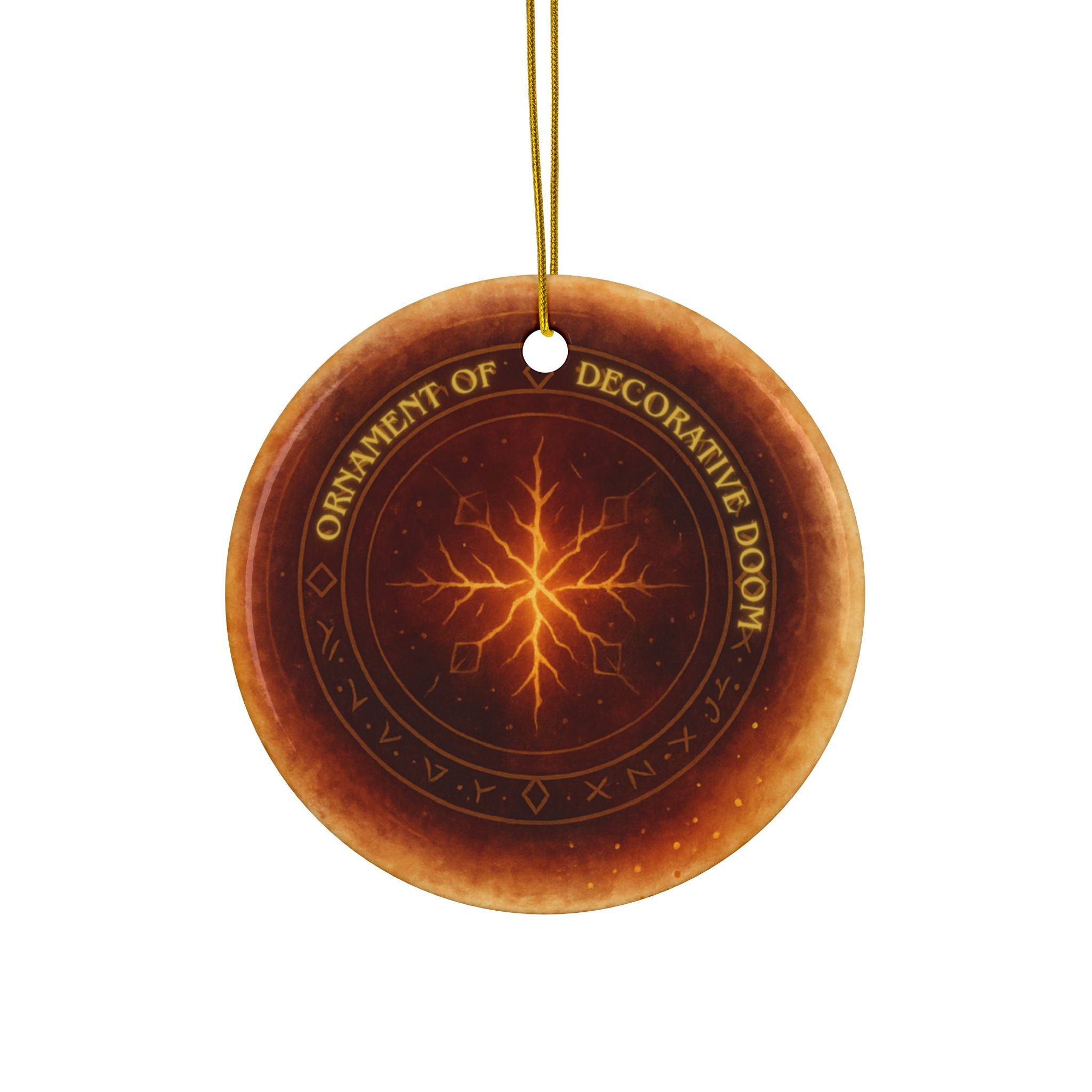 Ornament of Doom – RPG Holiday Tree Decor for Fantasy & DnD Fans