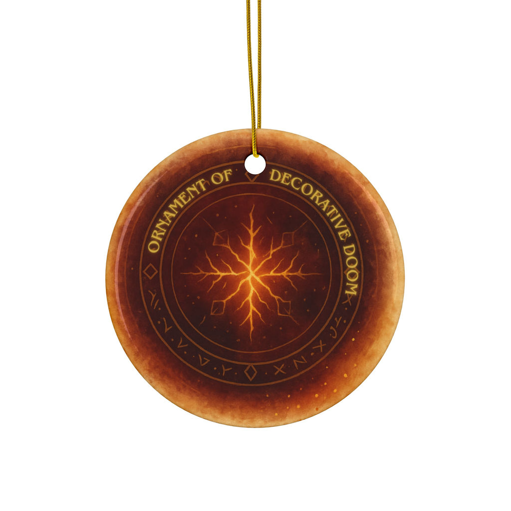 Ornament of Doom – RPG Holiday Tree Decor for Fantasy & DnD Fans