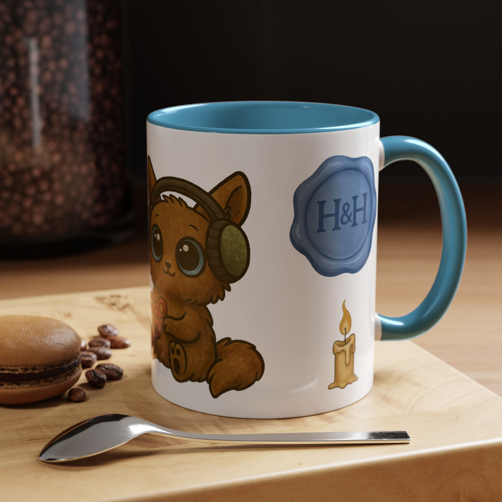 TTRPG Mug – ‘Emotional Support Beverage’ Mental Health Humor Cup for Gamers