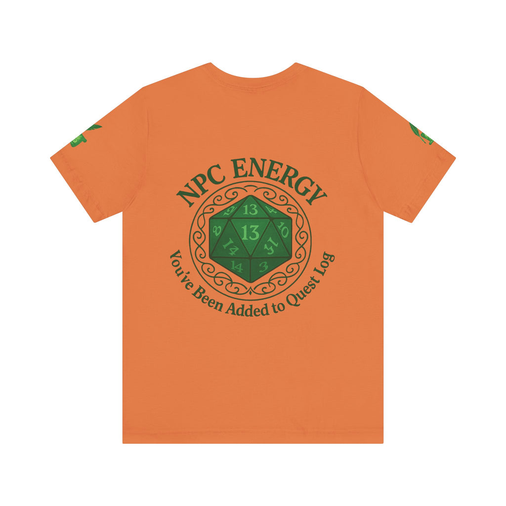 Funny Gamer Shirt – ‘You’ve Been Added to My Quest Log’ NPC Energy Tee for RPG Fans