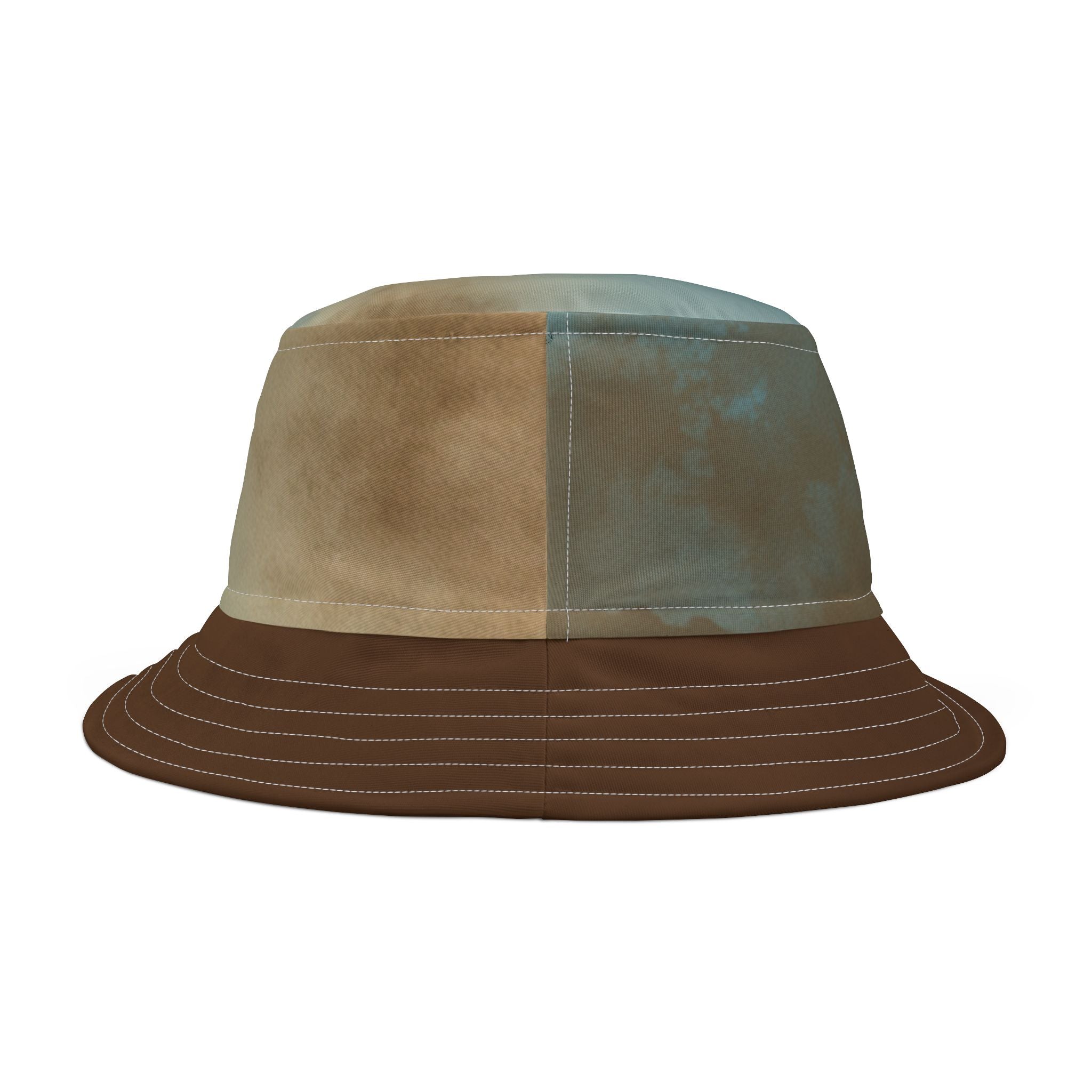 Bucket Hat — Vintage Poker Night Portrait Print