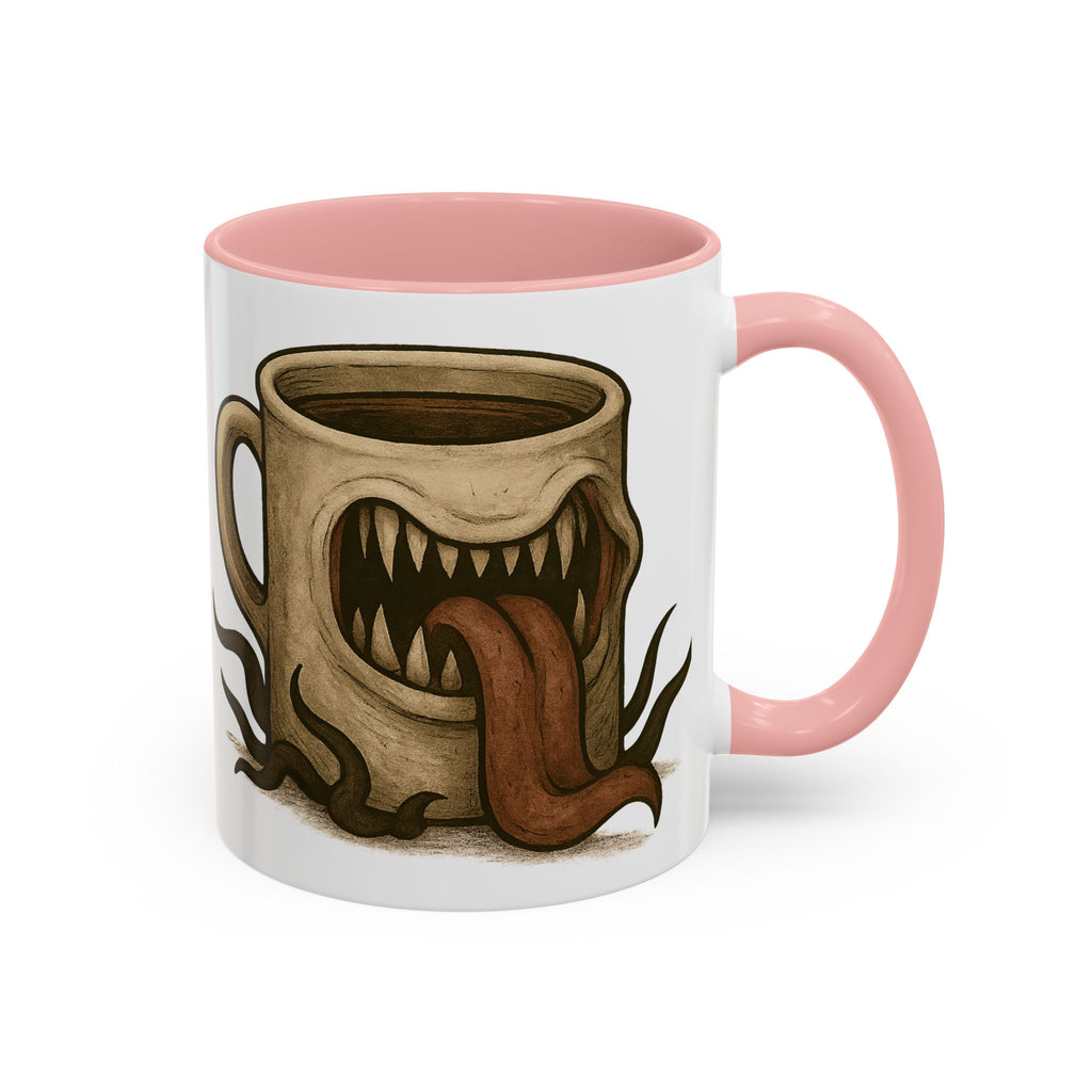 Funny RPG Mug – ‘This Mug Is a Mimic’ Coffee Cup for D&D Fans & Dungeon Crawlers