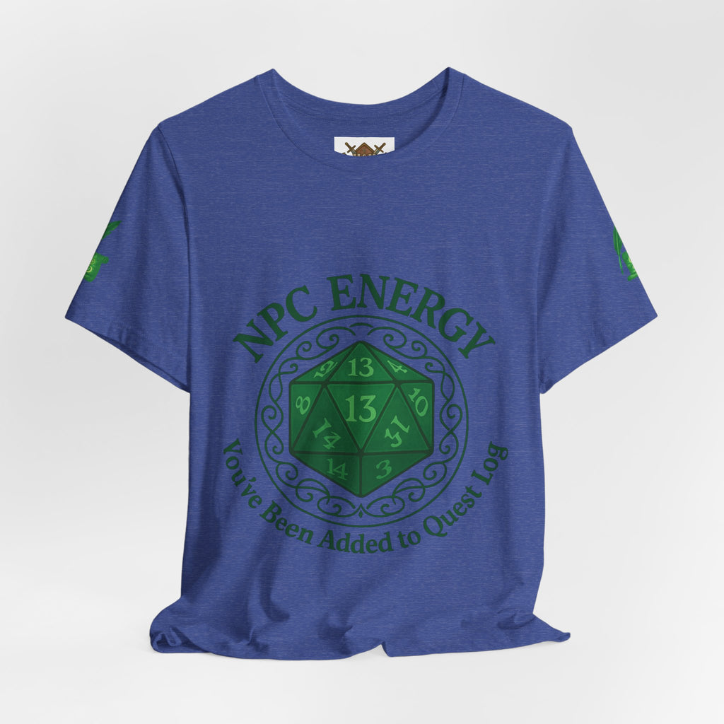 Funny Gamer Shirt – ‘You’ve Been Added to My Quest Log’ NPC Energy Tee for RPG Fans
