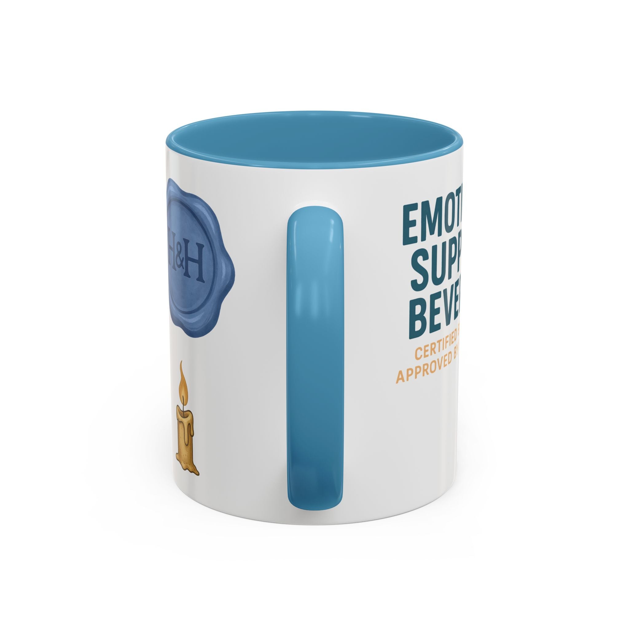 TTRPG Mug – ‘Emotional Support Beverage’ Mental Health Humor Cup for Gamers