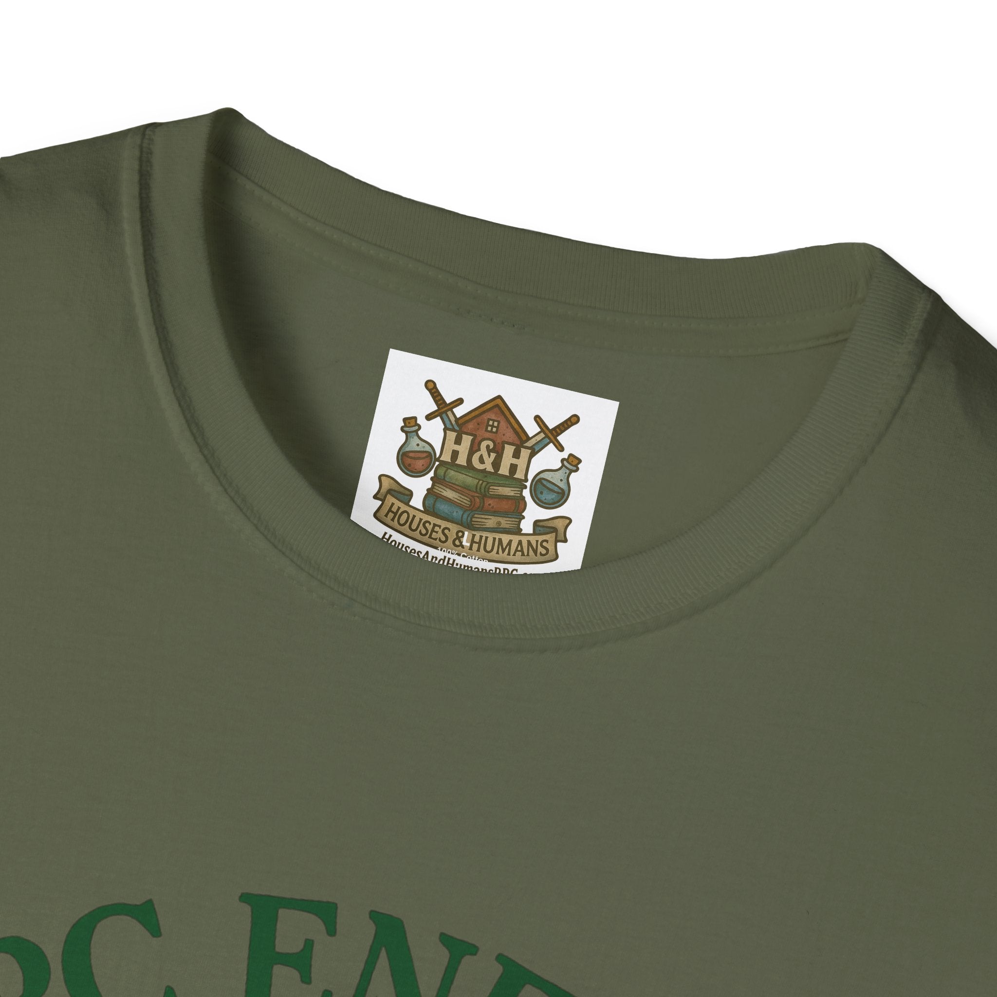 NPC Energy T-Shirt – D&D Gamer Tee: 'You've Been Added to Quest Log' (D20 Shirt)