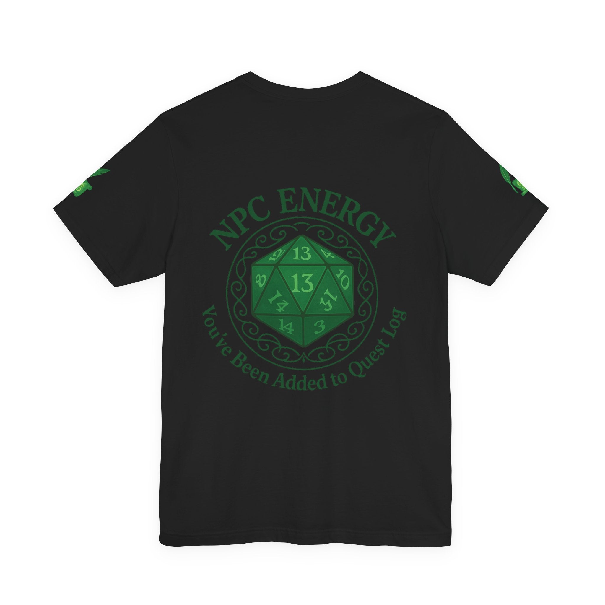 Funny Gamer Shirt – ‘You’ve Been Added to My Quest Log’ NPC Energy Tee for RPG Fans