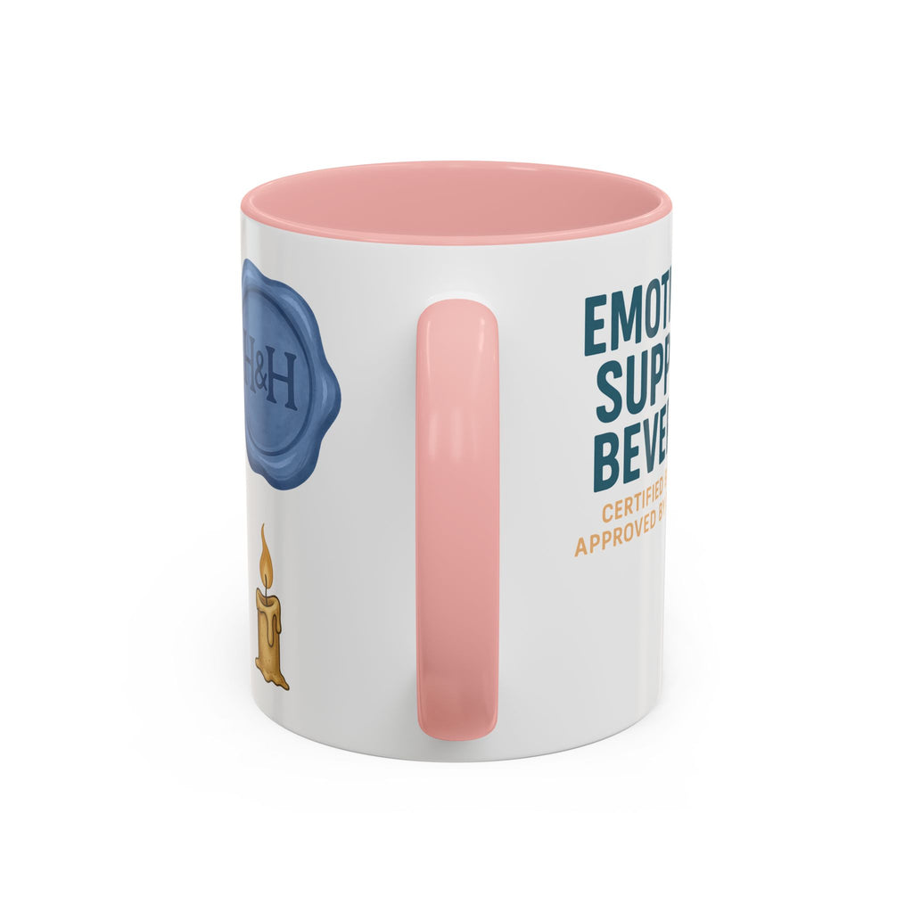 TTRPG Mug – ‘Emotional Support Beverage’ Mental Health Humor Cup for Gamers