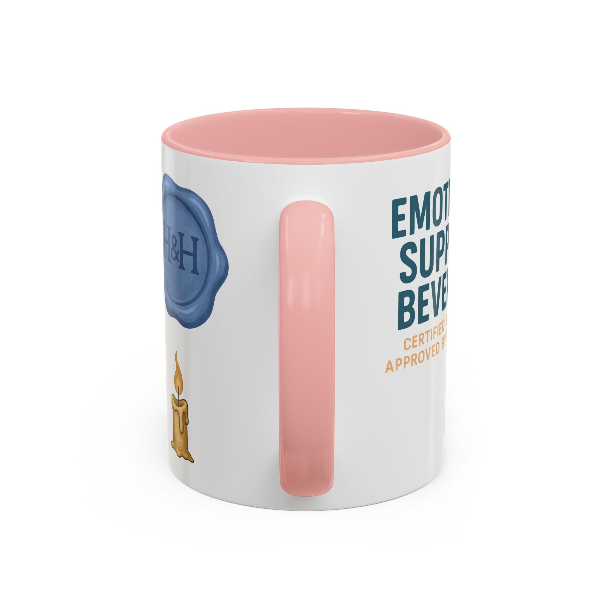 TTRPG Mug – ‘Emotional Support Beverage’ Mental Health Humor Cup for Gamers