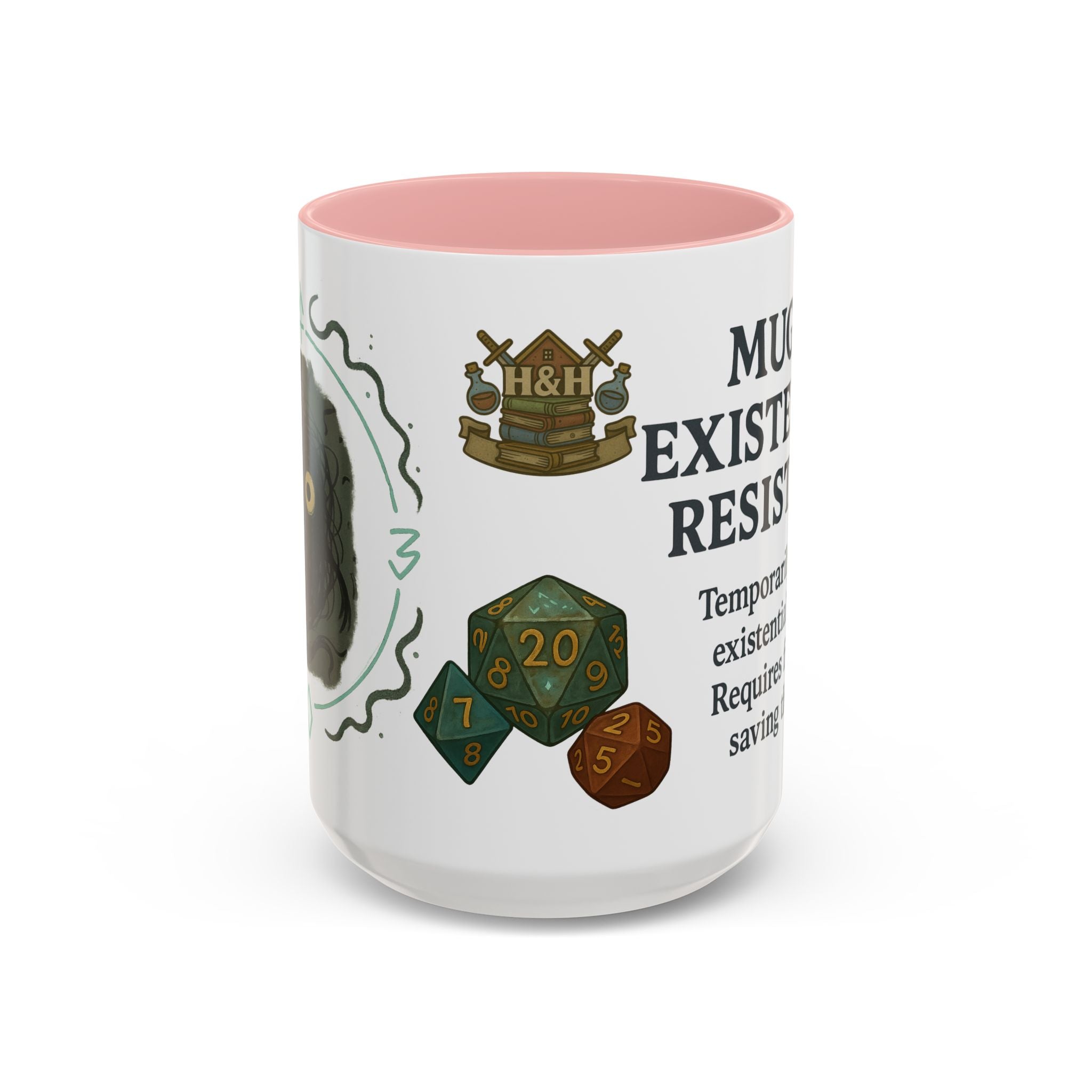 Mug of Existential Resistance – Funny Anxiety Relief Coffee Mug (RPG Edition)